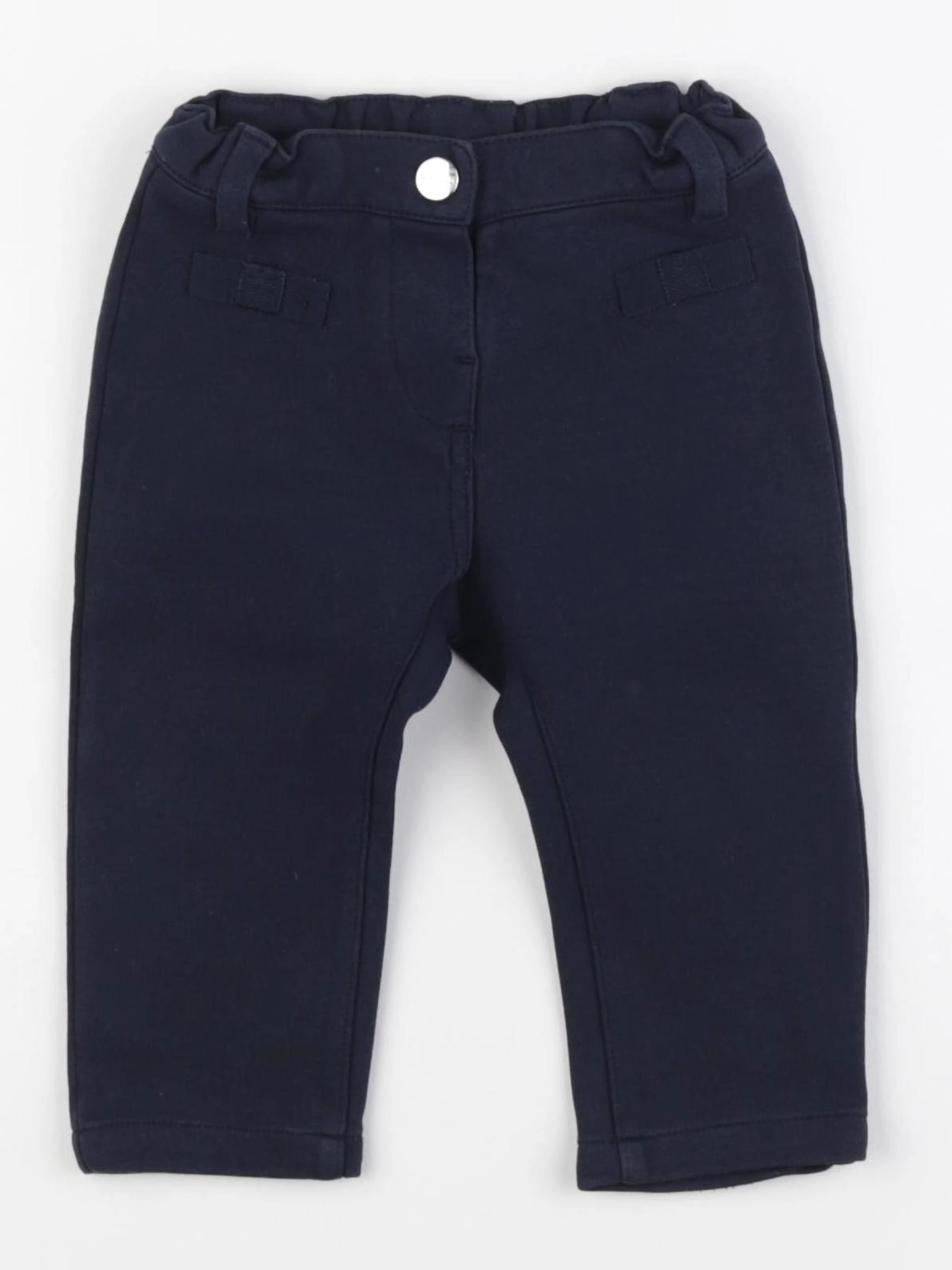 Jacadi - pantalon bleu - 12 mois
