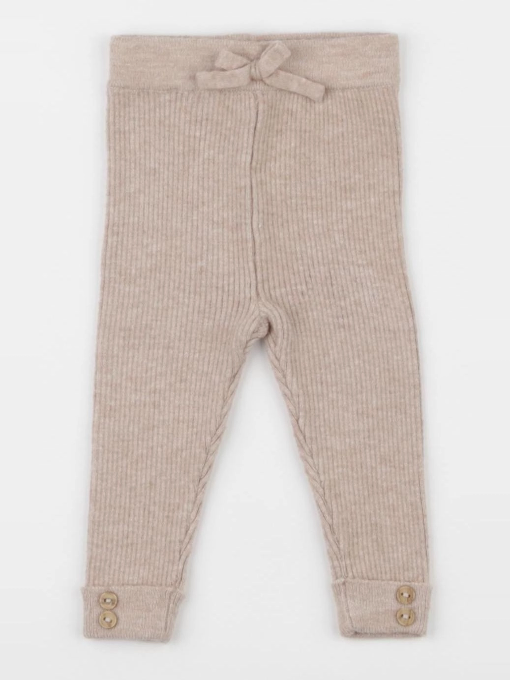 Vertbaudet - legging beige - 3 mois