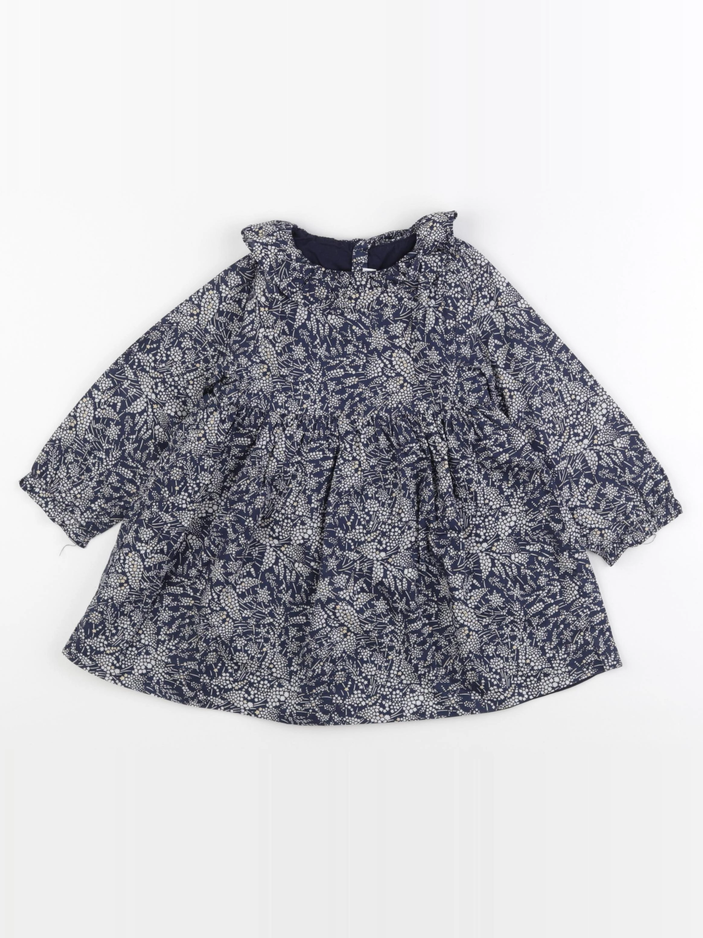 Jacadi - robe liberty bleu - 24 mois
