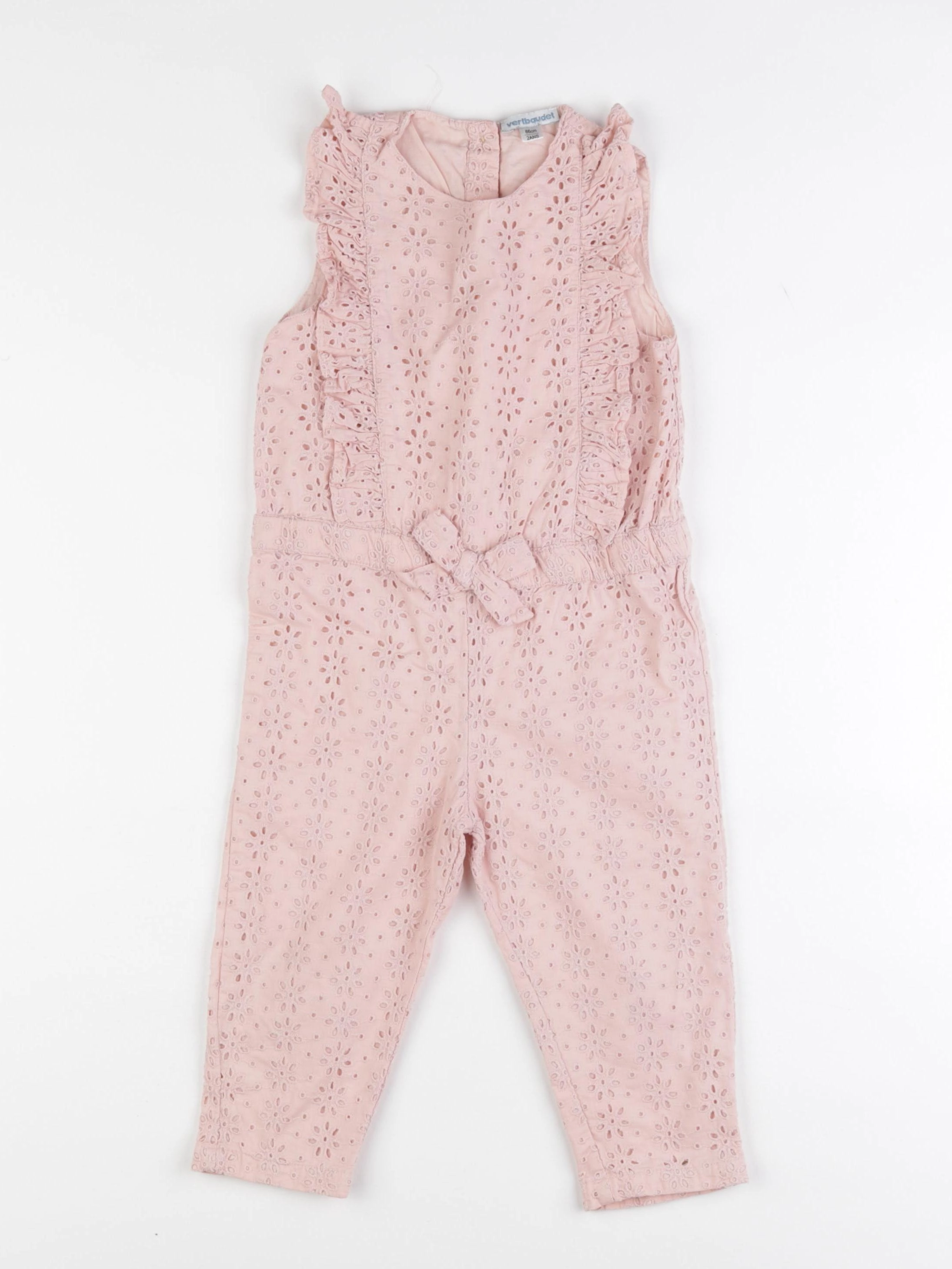 Vertbaudet - combinaison rose - 2 ans