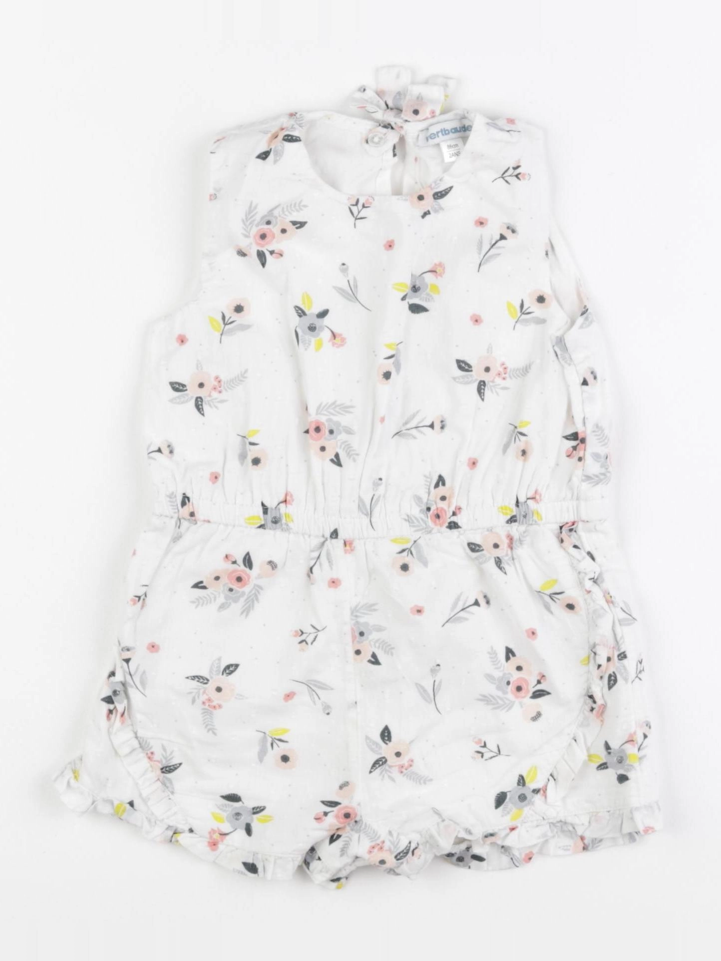 Vertbaudet - combinaison blanc - 2 ans