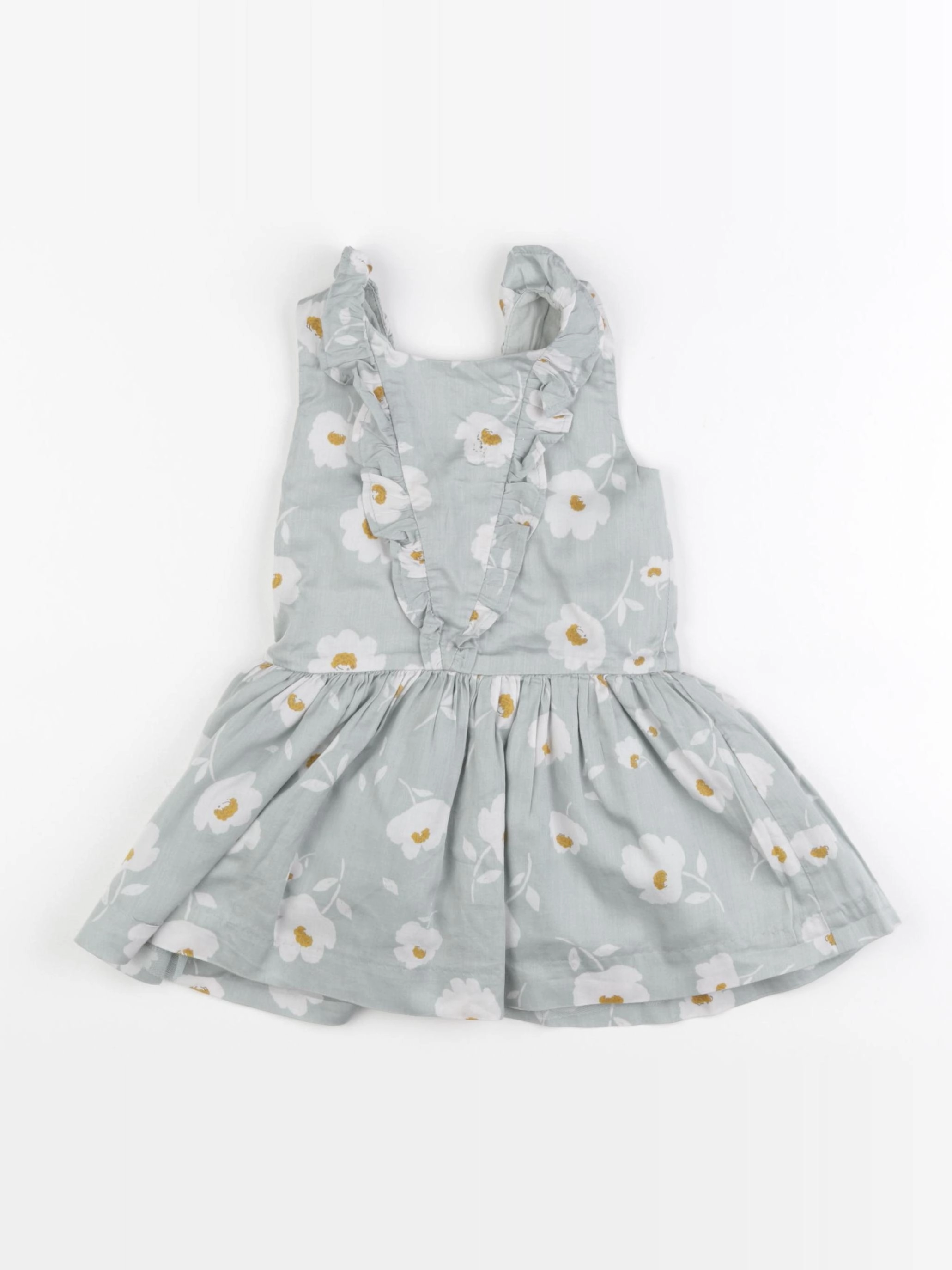 Vertbaudet - robe vert - 2 ans