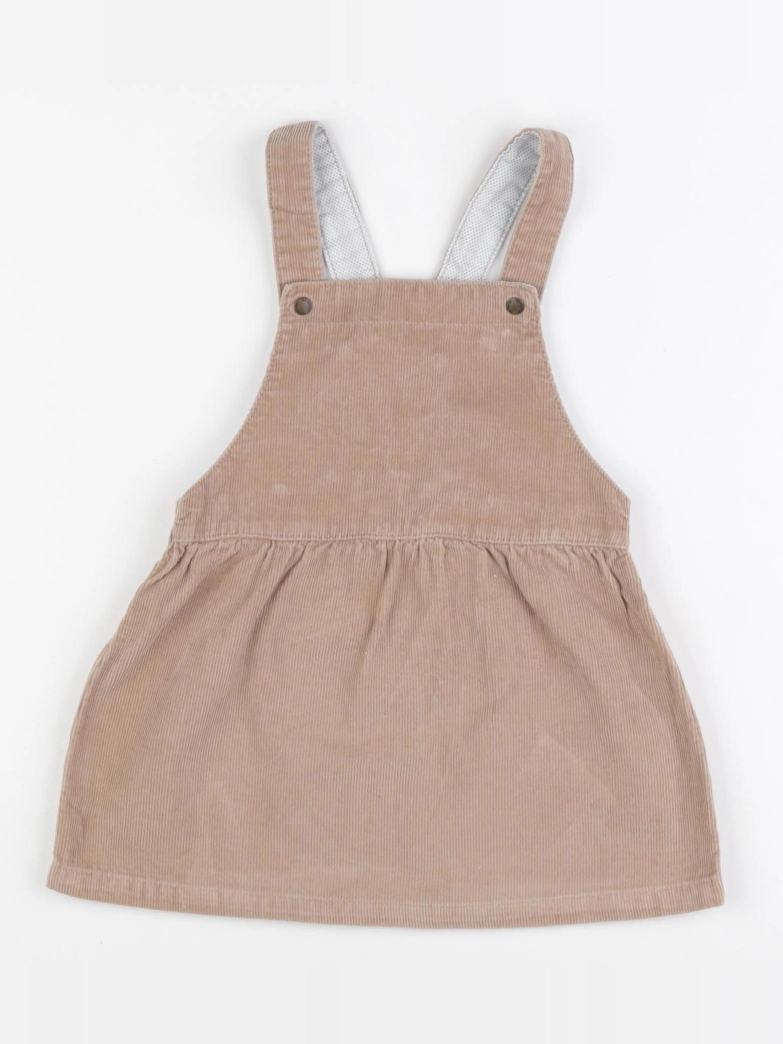 Vertbaudet - robe beige - 2 ans