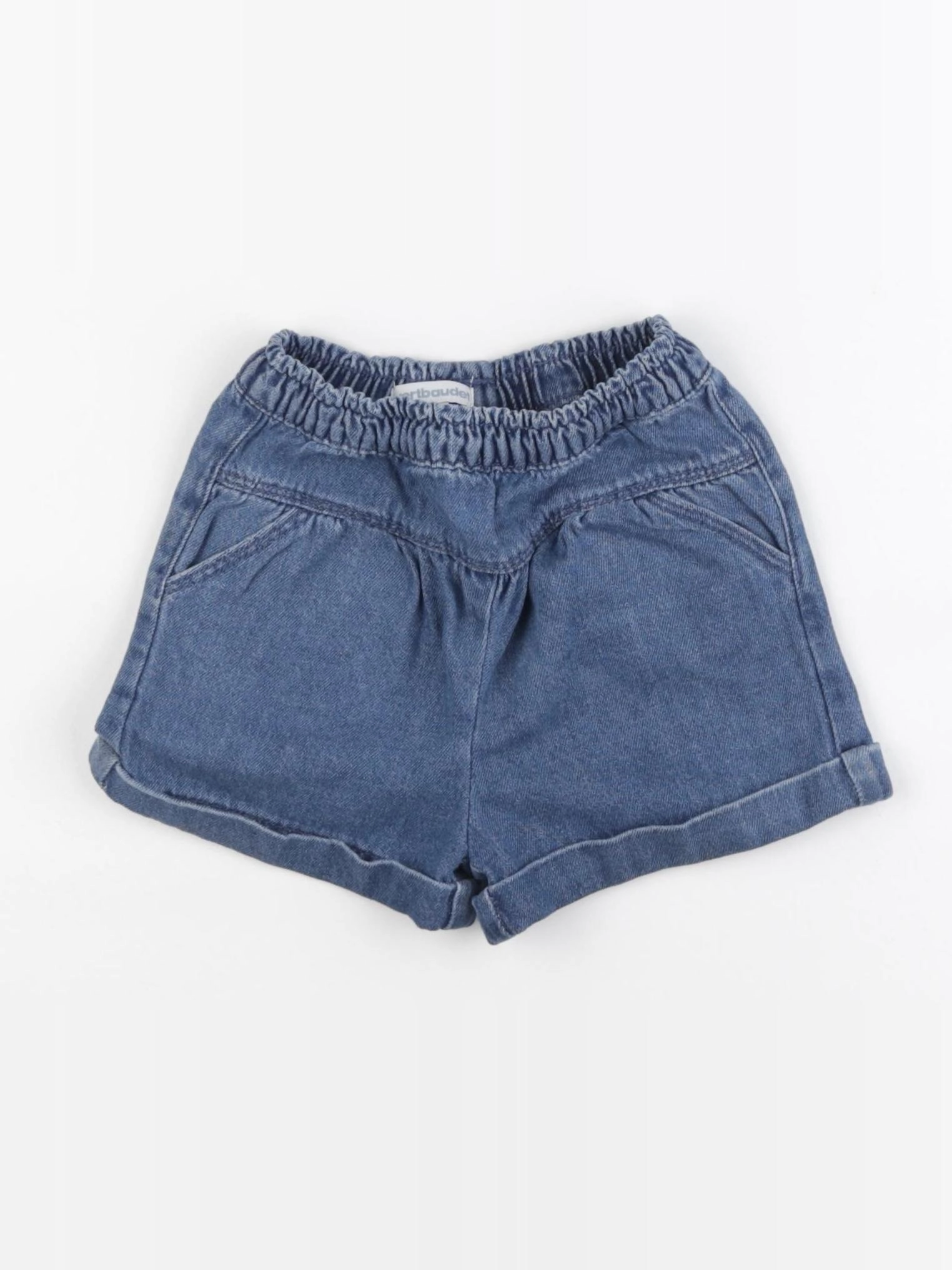 Vertbaudet - short bleu - 18 mois