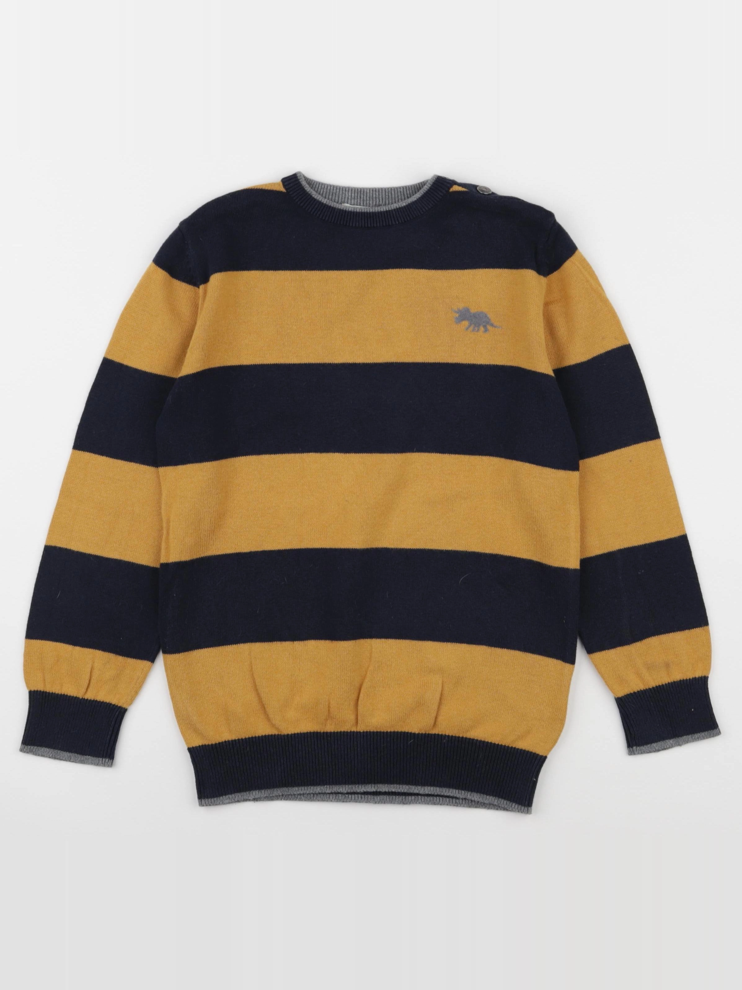 Vertbaudet - pull jaune - 8 ans