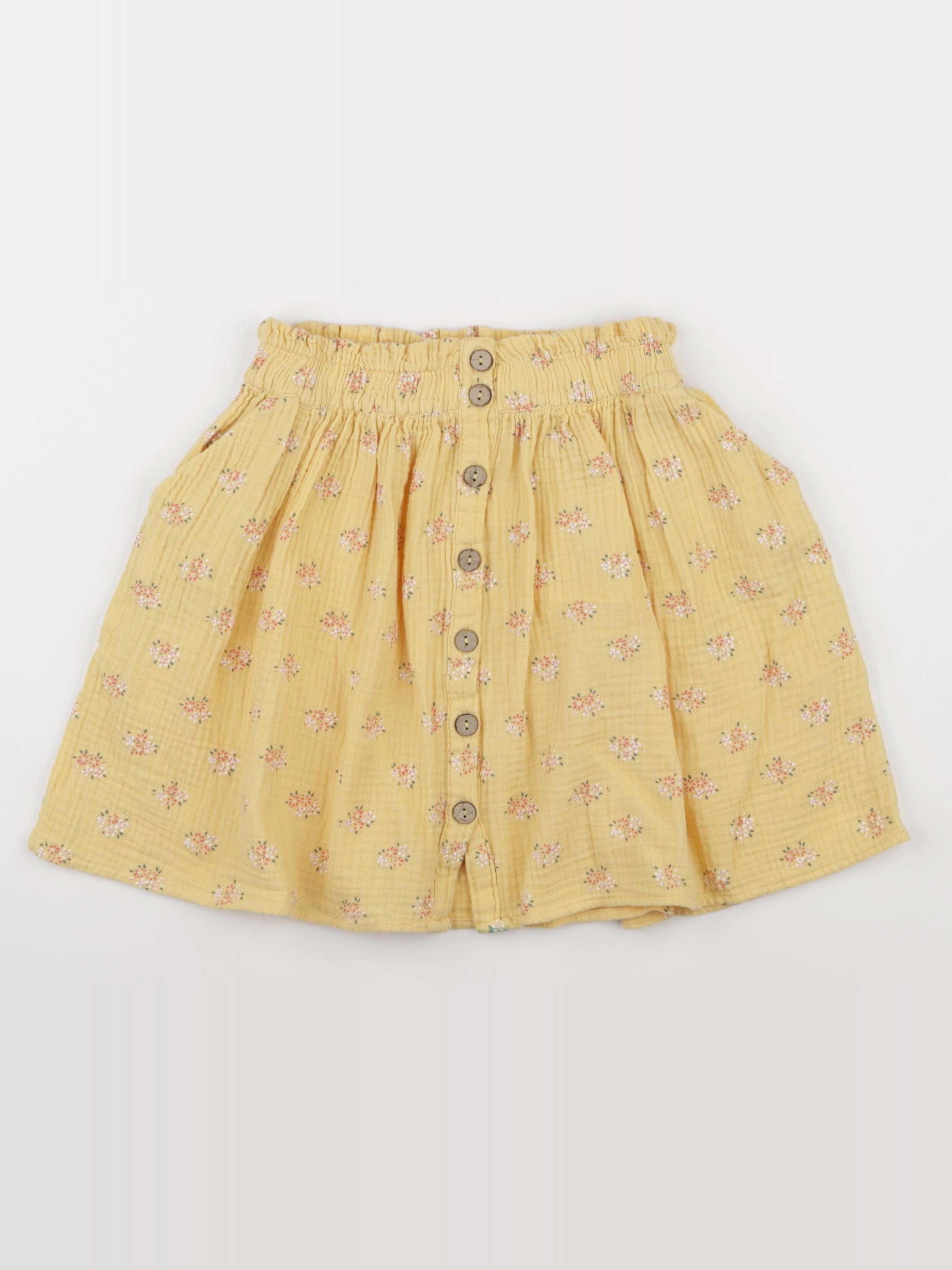 Vertbaudet - jupe jaune - 10 ans