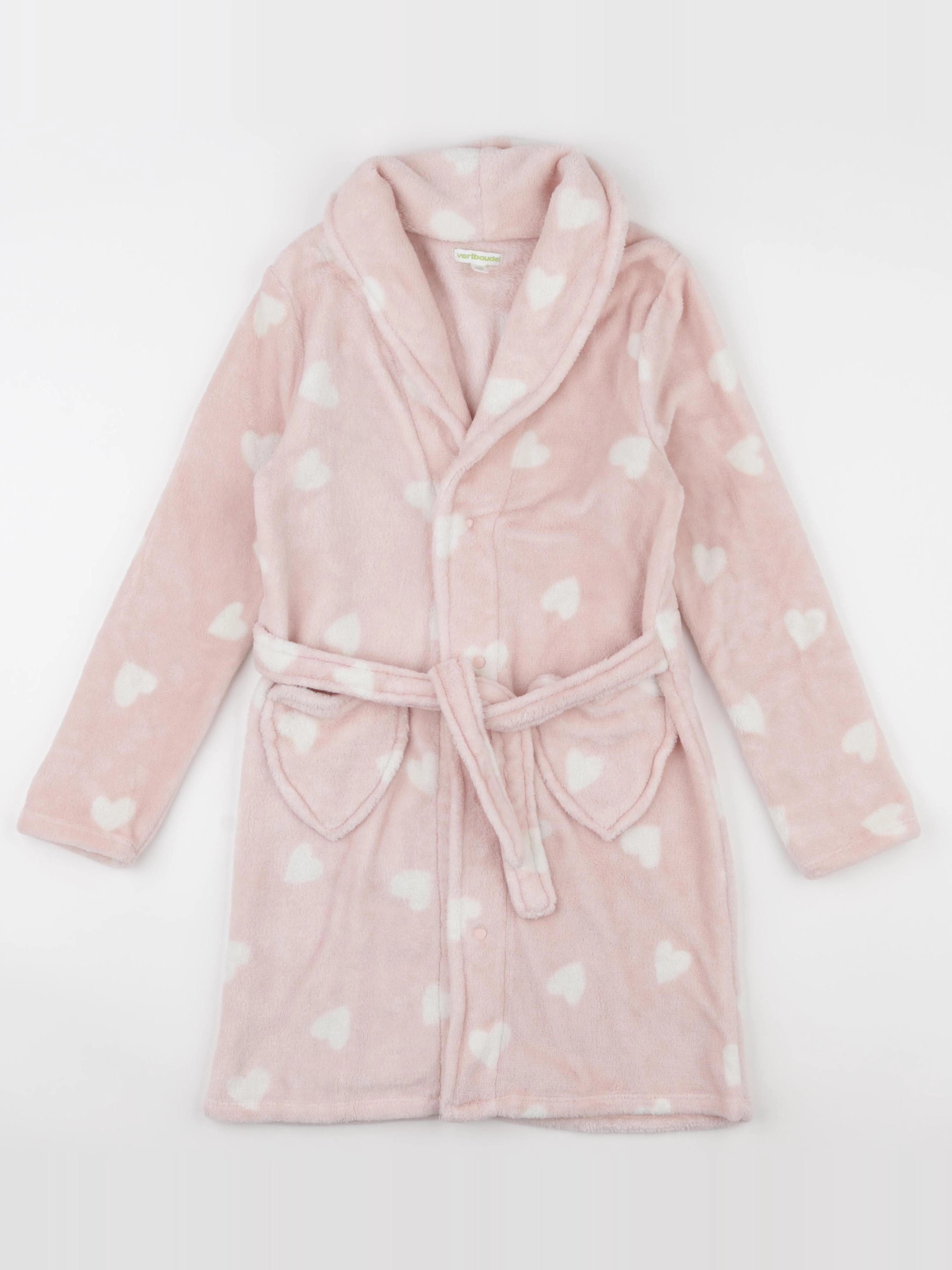 Vertbaudet - robe de chambre rose - 10 ans