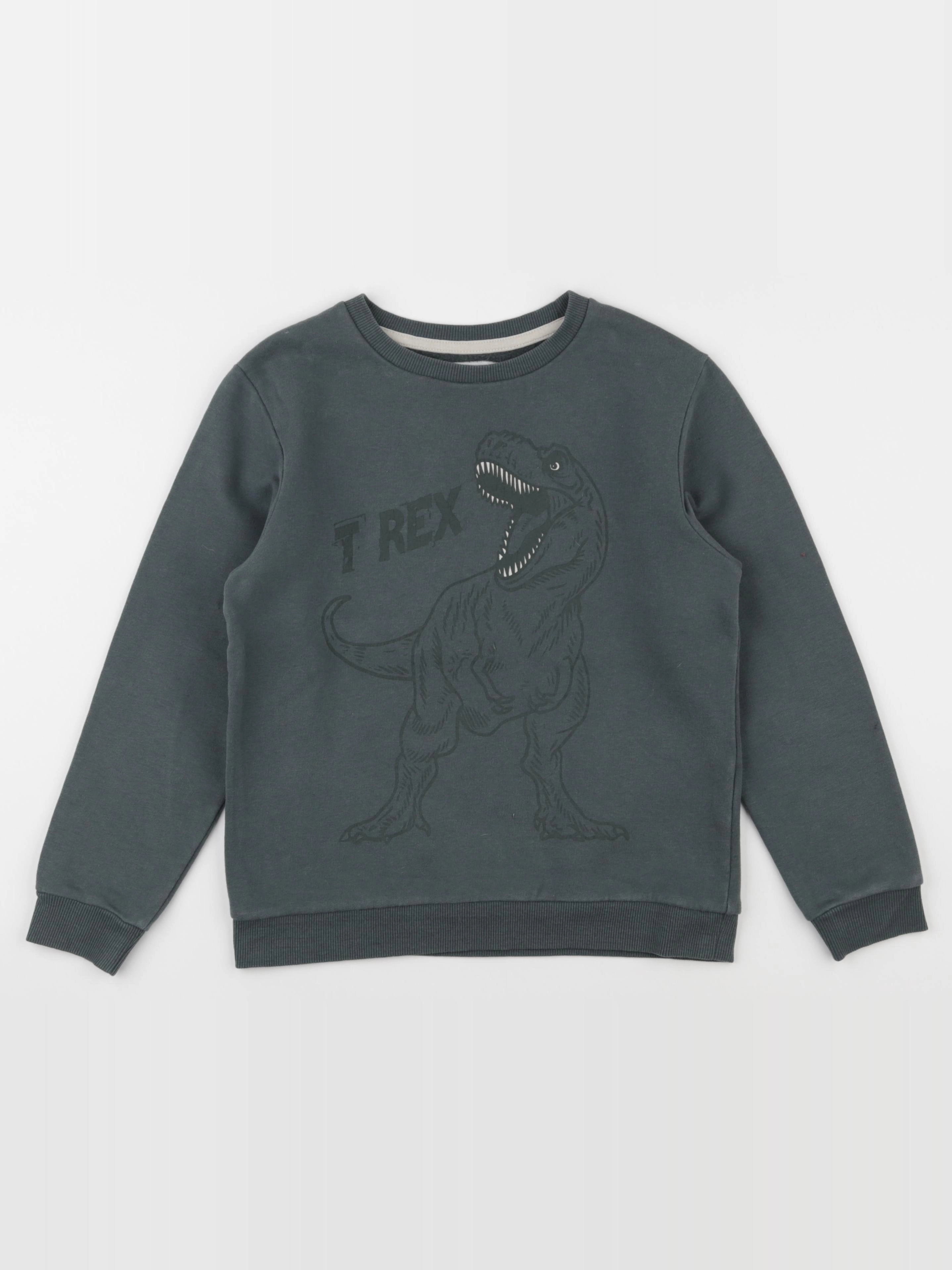 Vertbaudet - sweat vert - 10 ans