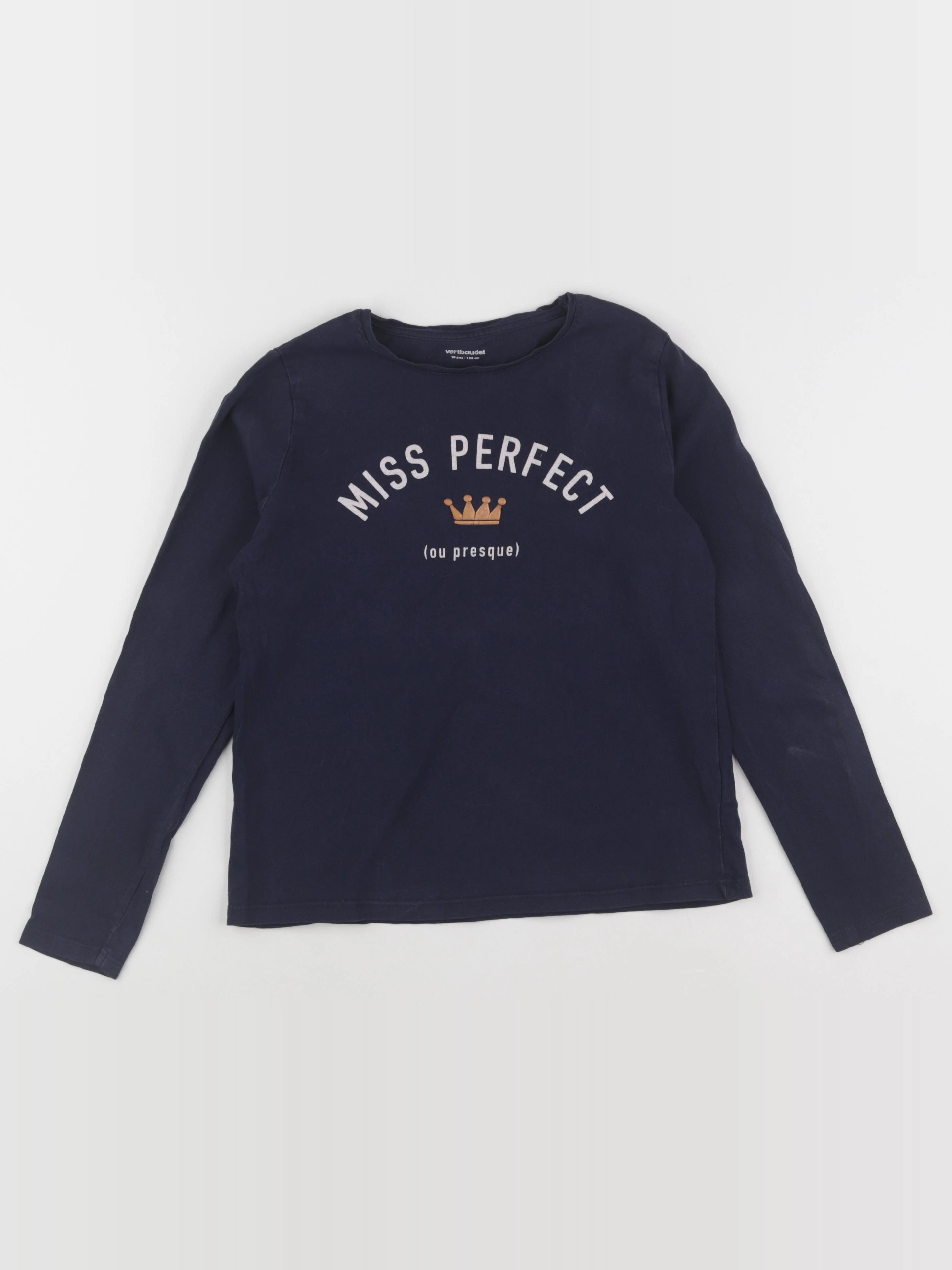 Vertbaudet - tee-shirt bleu - 10 ans