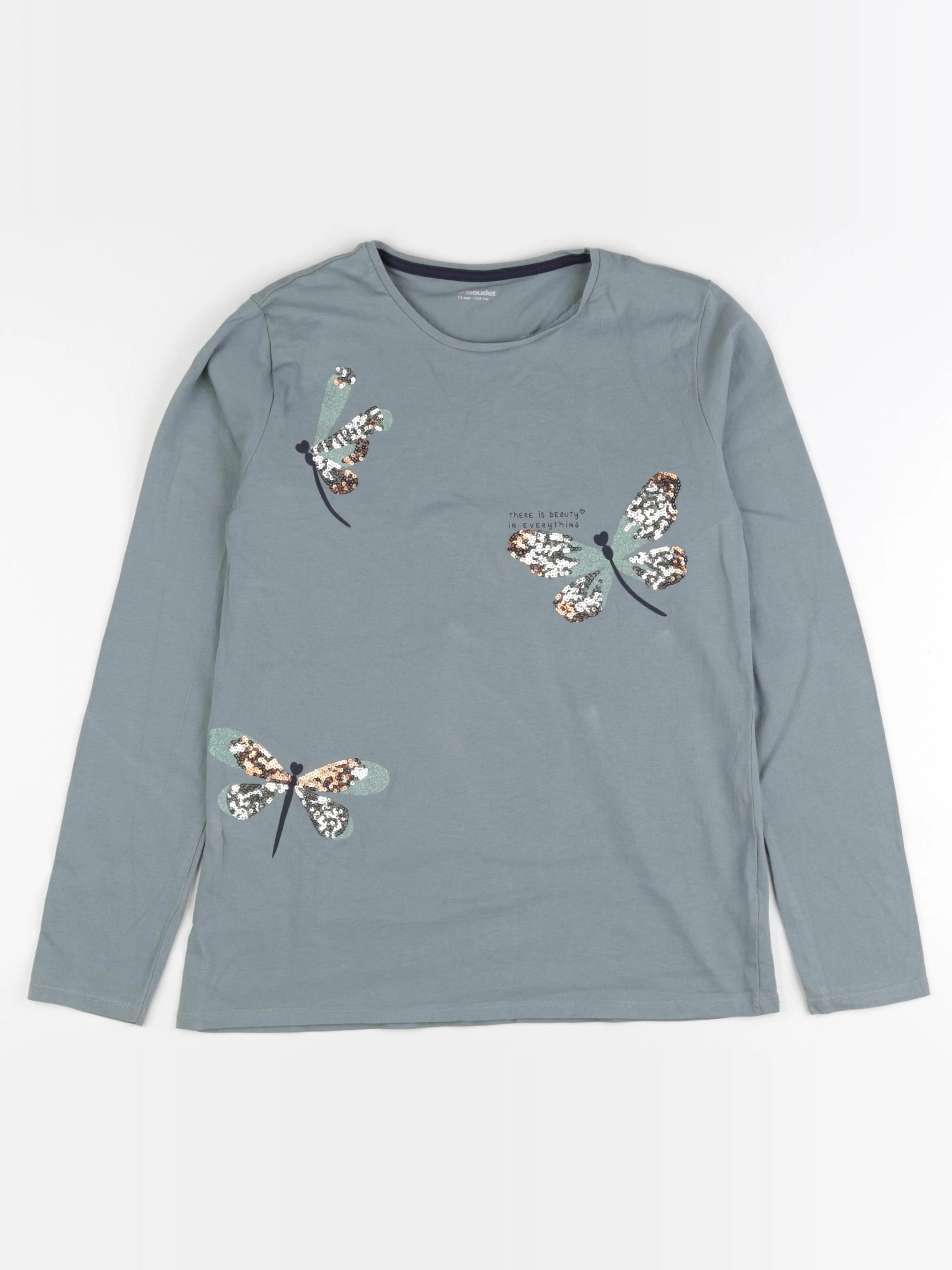 Vertbaudet - tee-shirt vert - 12 ans