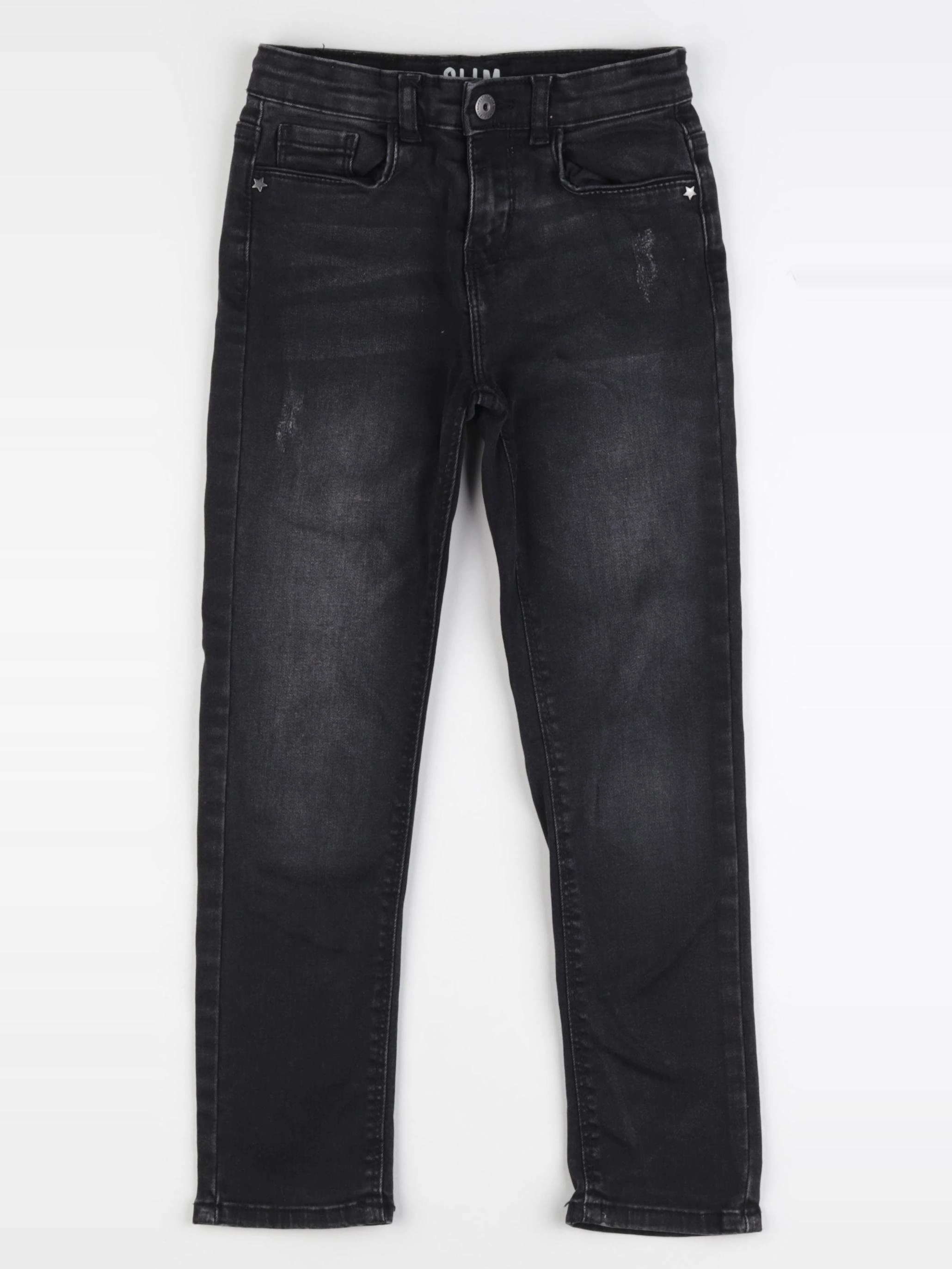 Vertbaudet - jean noir - 7 ans