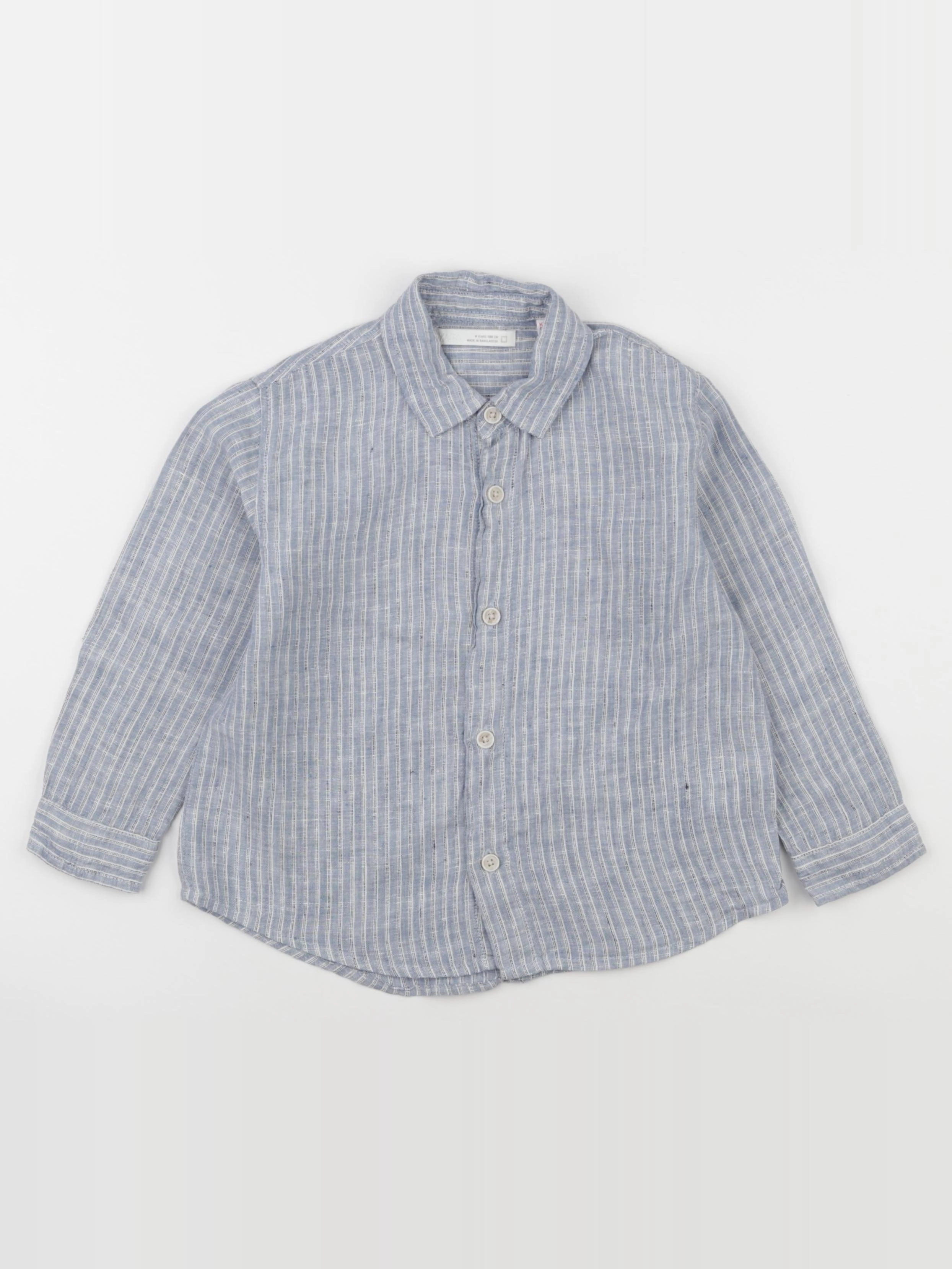 Zara - chemise bleu - 4 ans