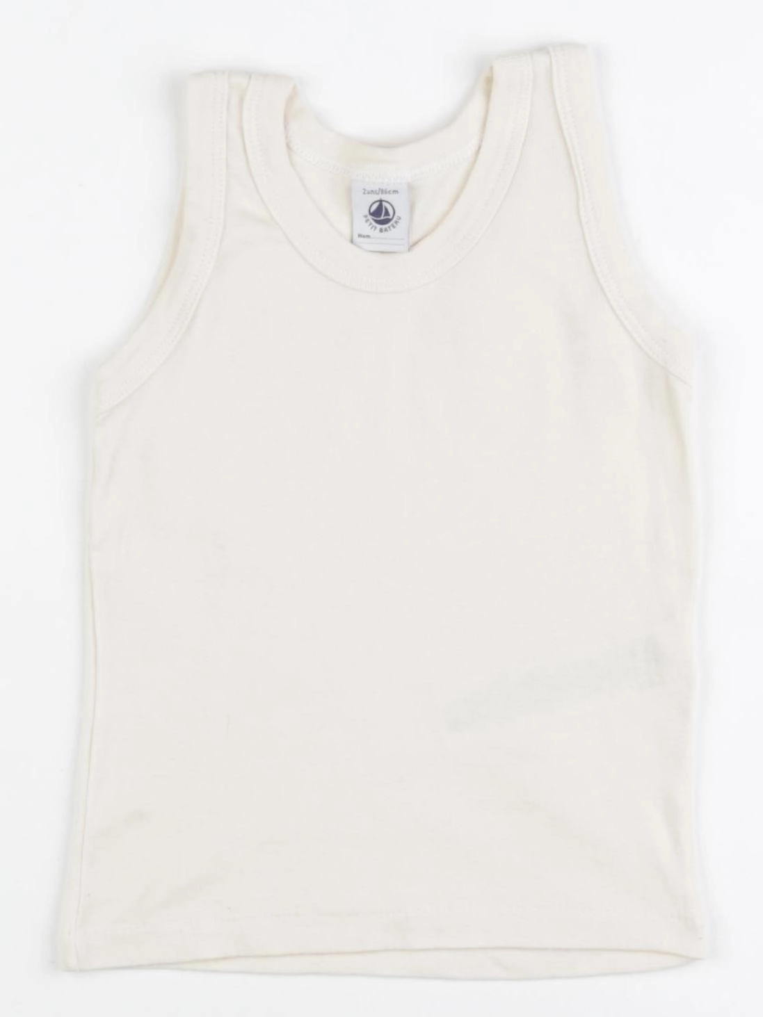 Petit Bateau - maillot de corps beige - 2 ans