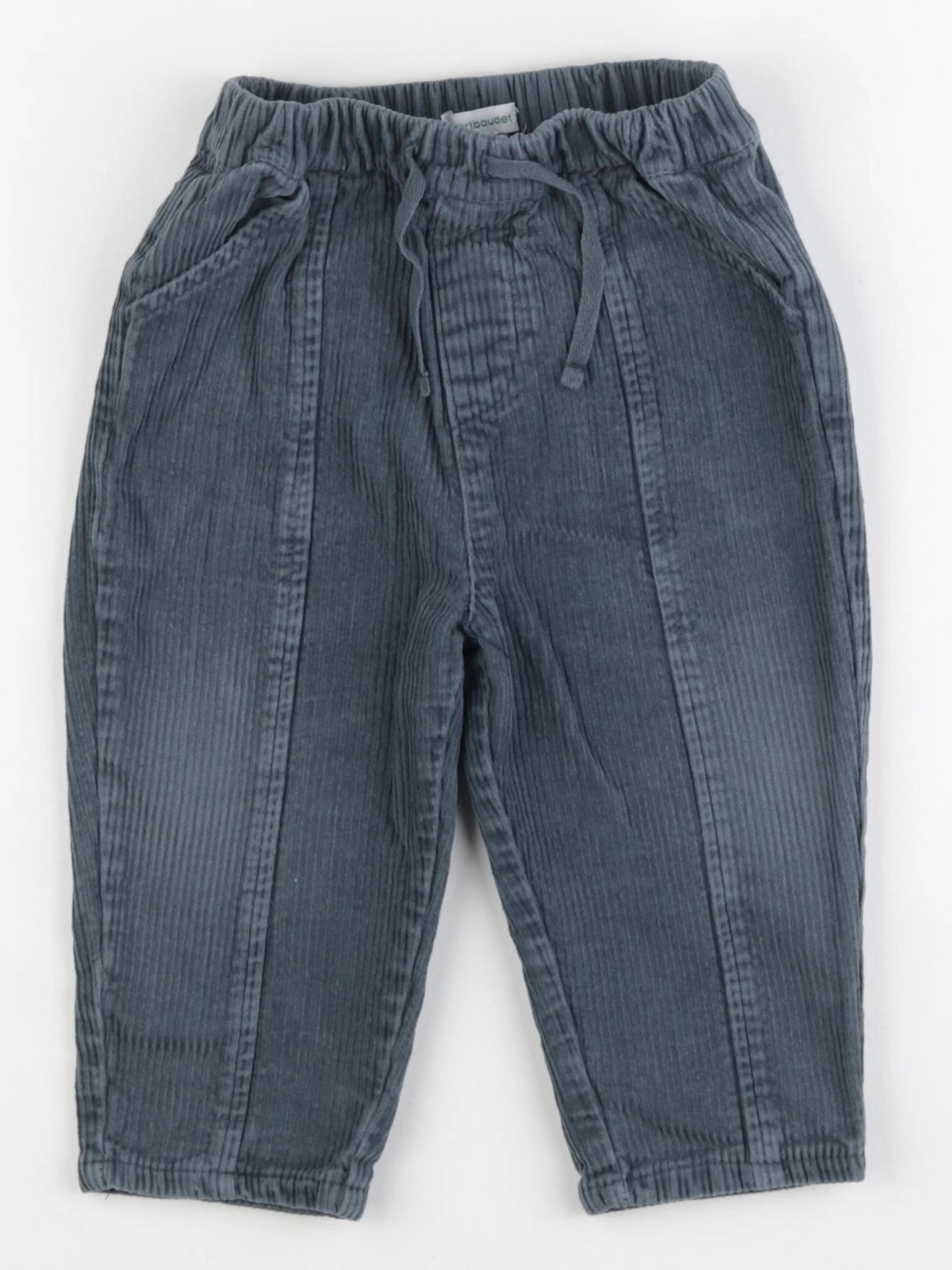 Vertbaudet - pantalon bleu - 18 mois