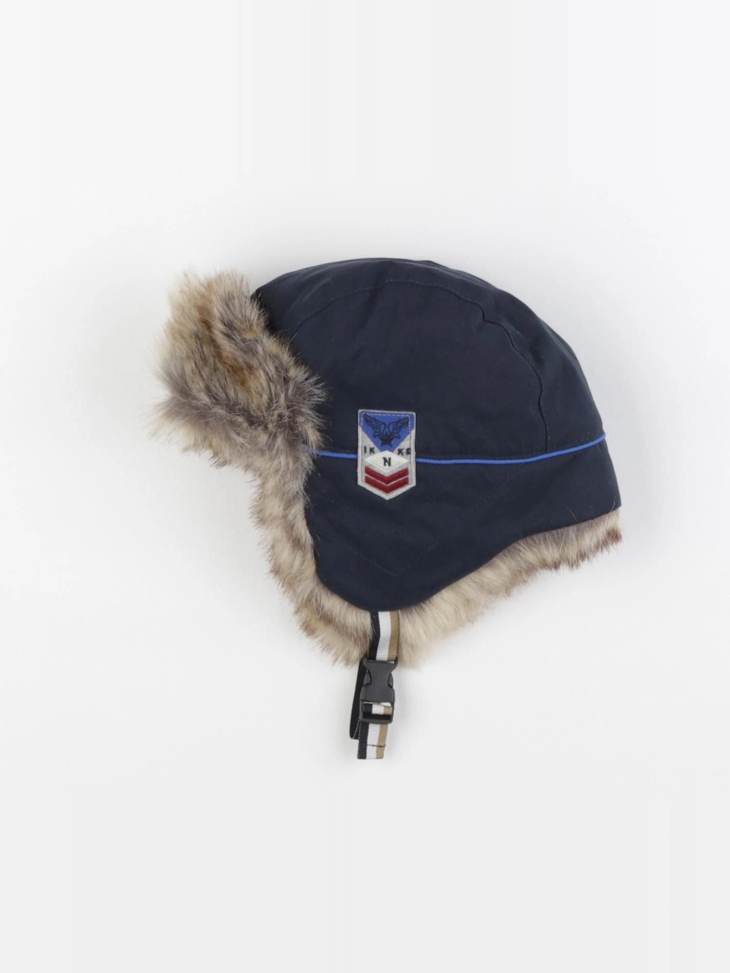 IKKS - bonnet bleu - 12/18 mois