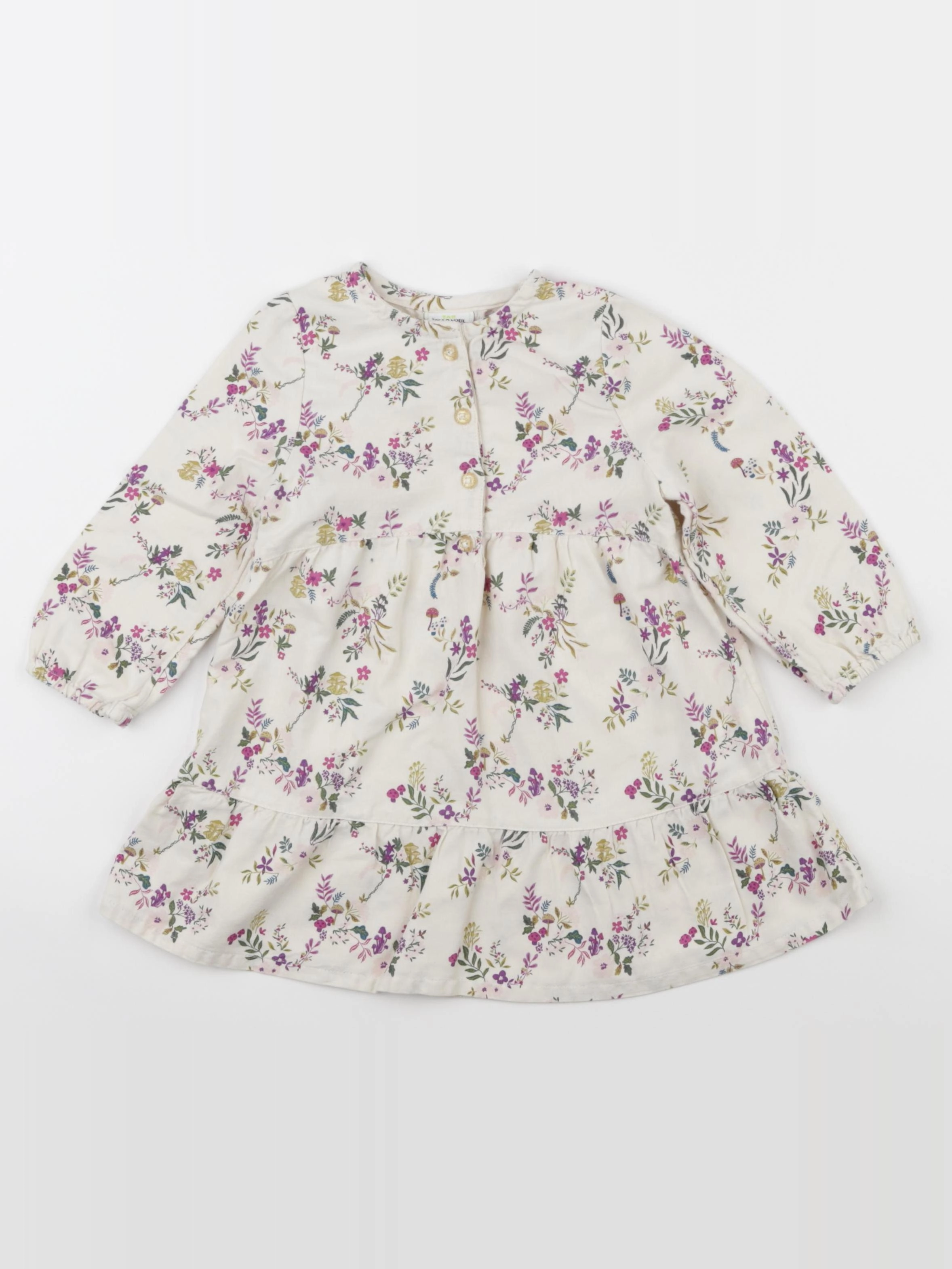 Tape à l'oeil - robe beige - 18 mois