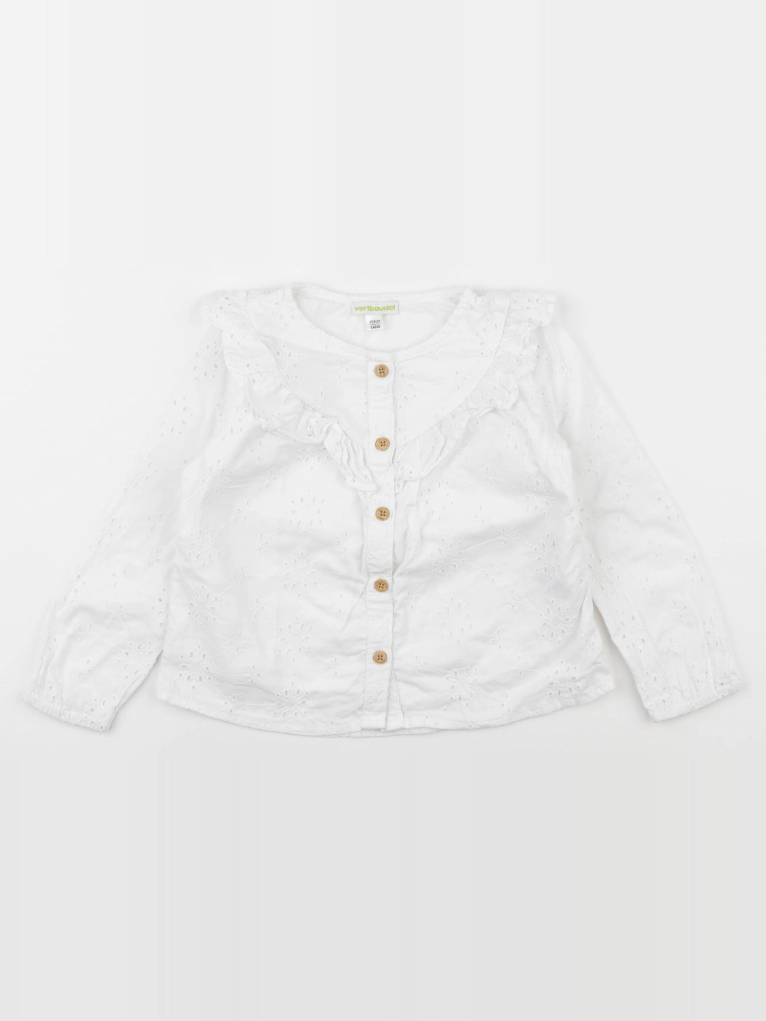 Okaidi - blouse blanc - 4 ans