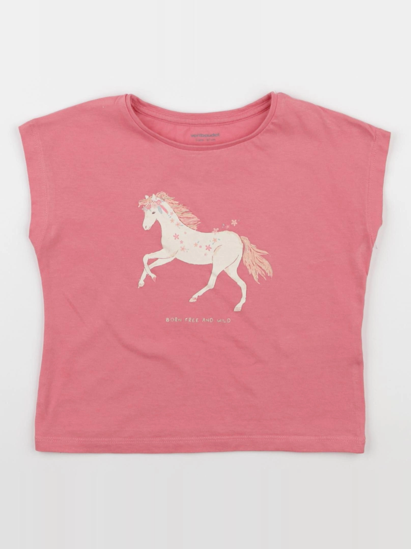 Vertbaudet - débardeur rose - 3 ans