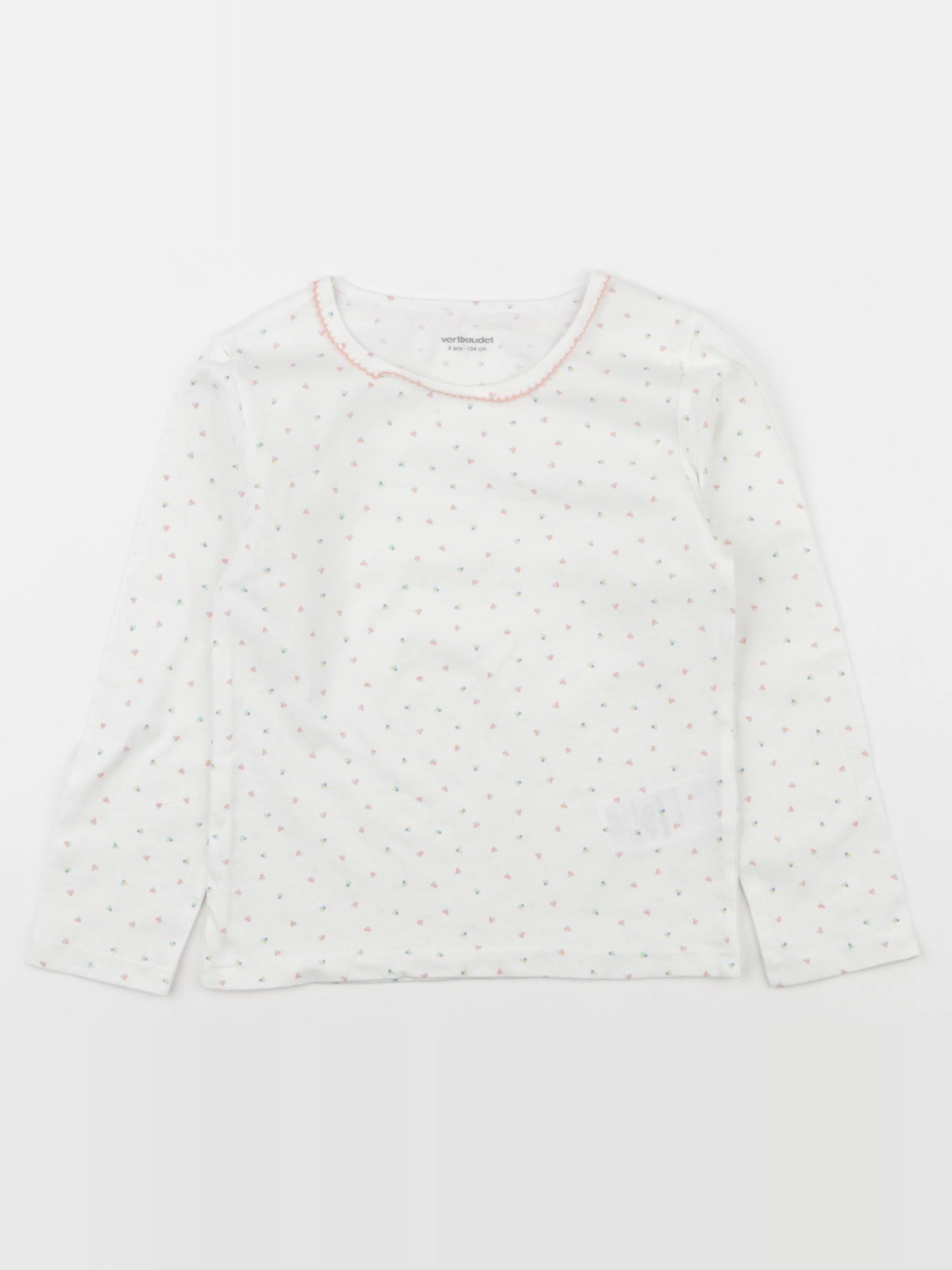 Vertbaudet - maillot de corps blanc - 8 ans