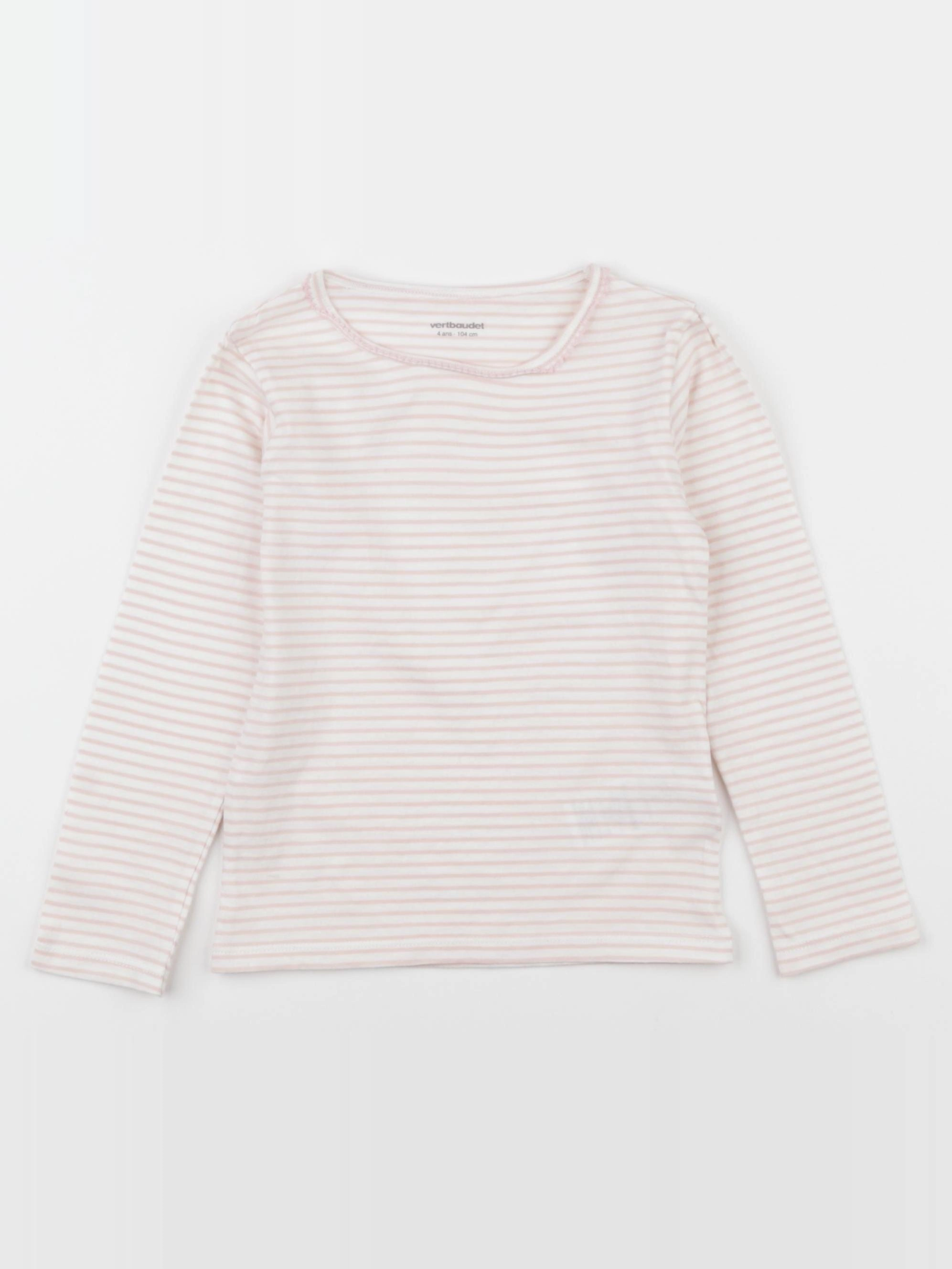 Vertbaudet - maillot de corps rose - 8 ans