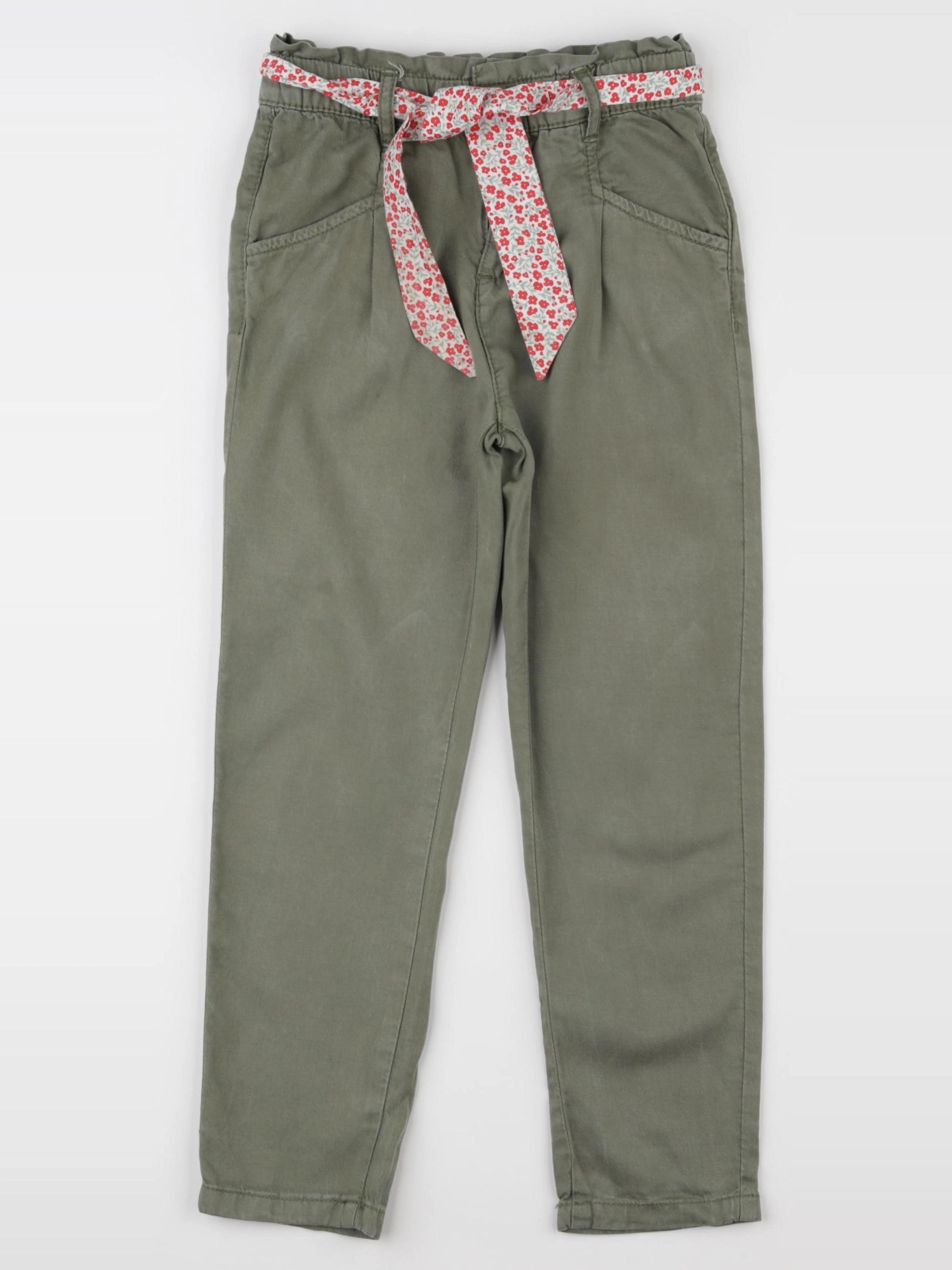 Vertbaudet - pantalon vert - 6 ans