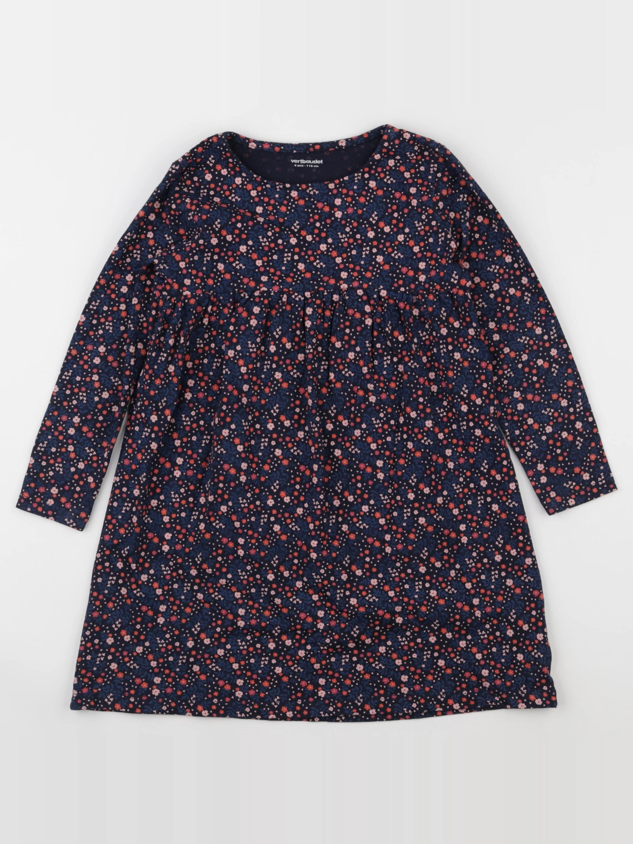 Vertbaudet - robe bleu - 6 ans