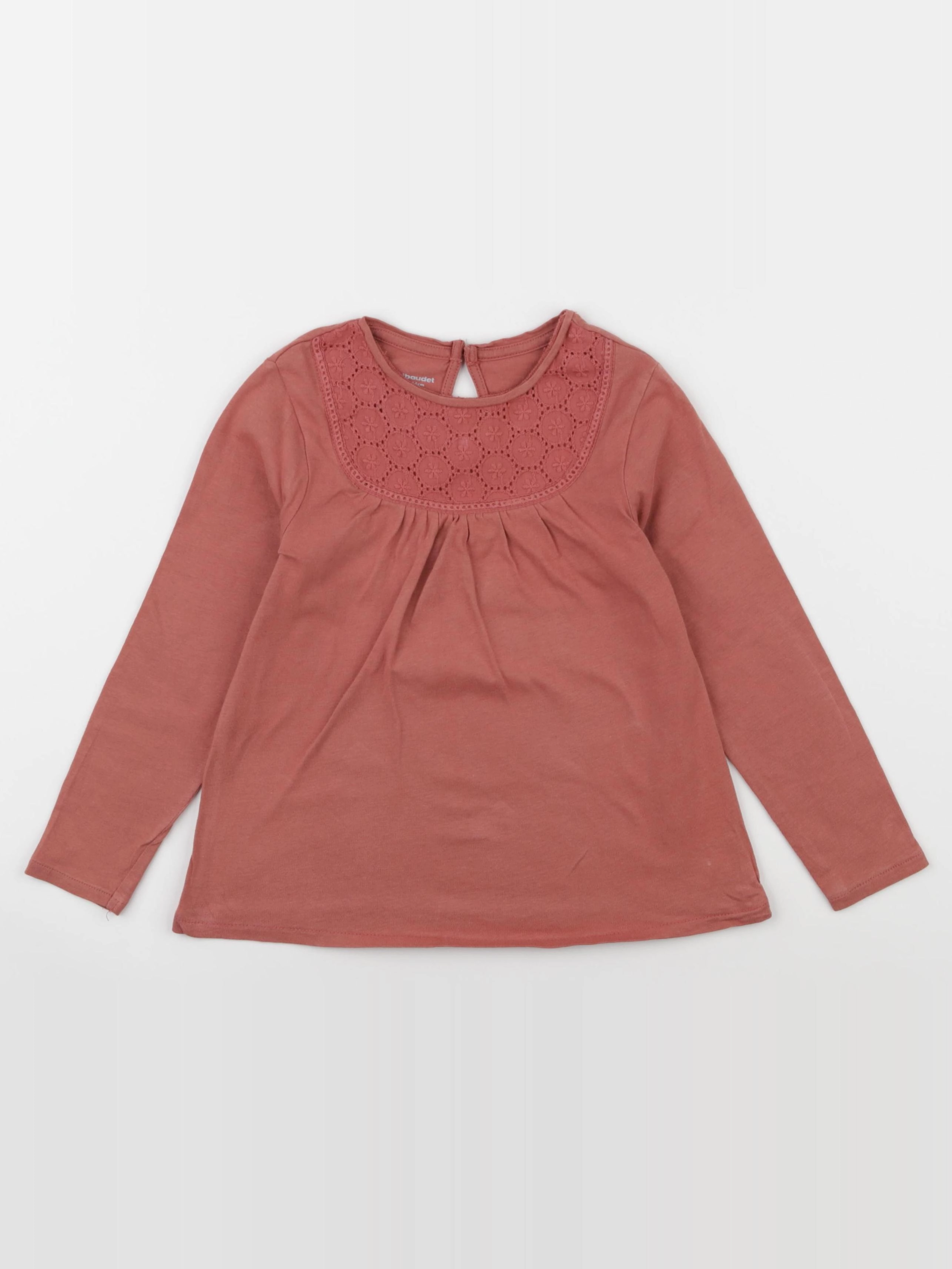Vertbaudet - tee-shirt rose - 6 ans
