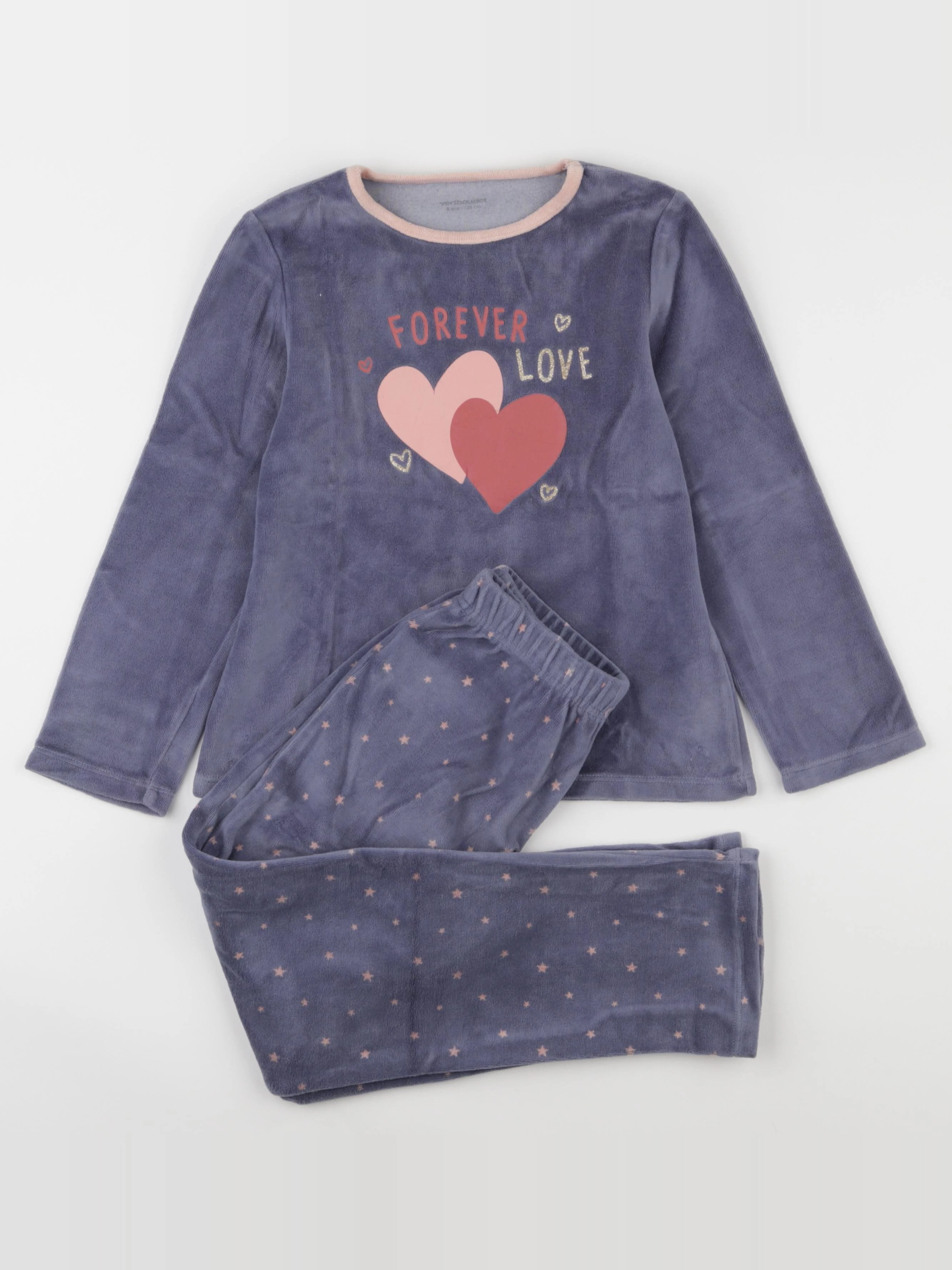Vertbaudet - pyjama bleu - 6 ans