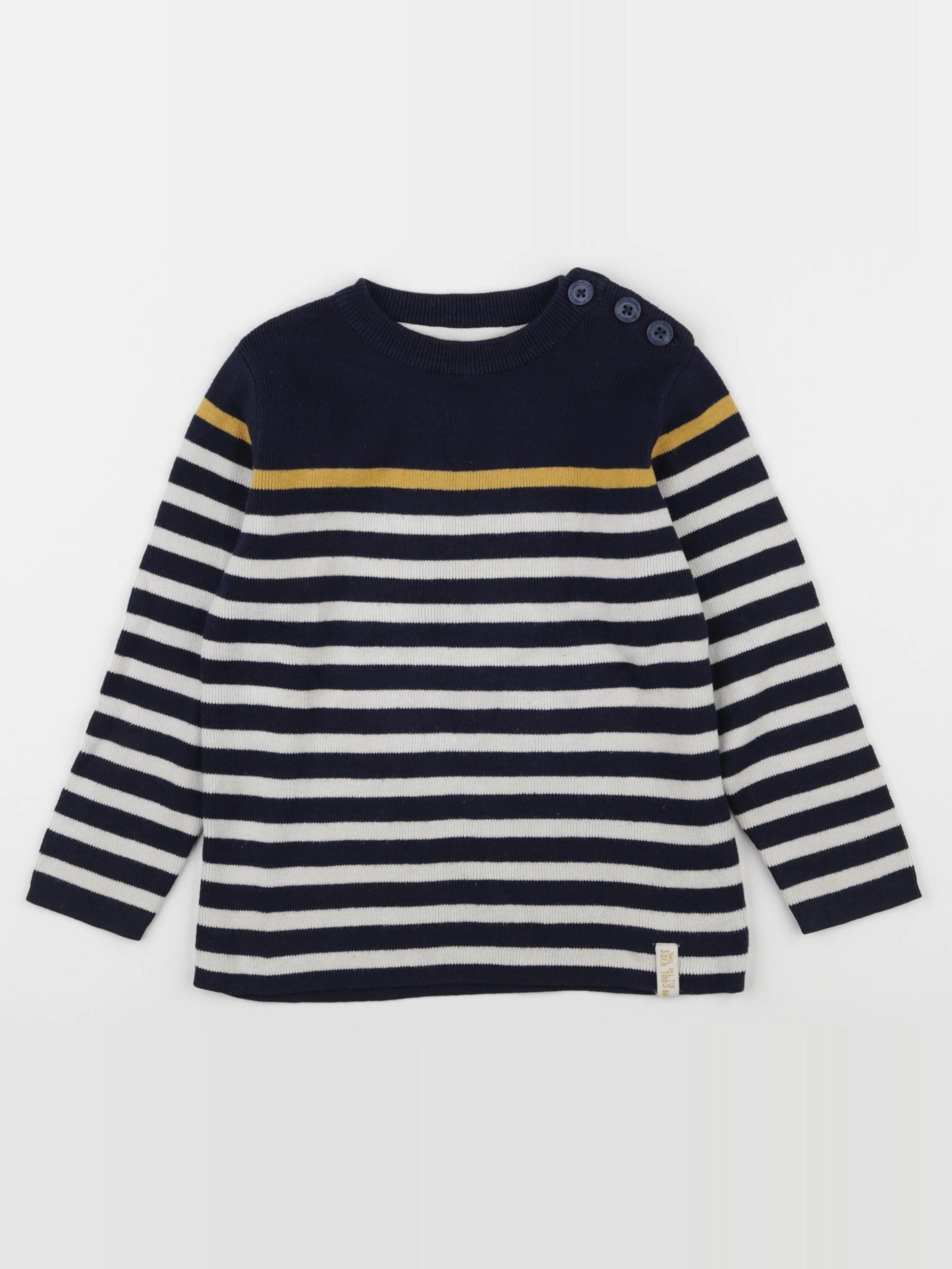 Vertbaudet - pull bleu - 4 ans