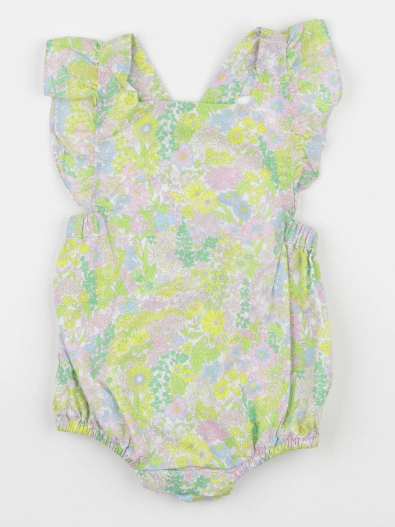 Jacadi - combinaison liberty multicolore - 6 mois