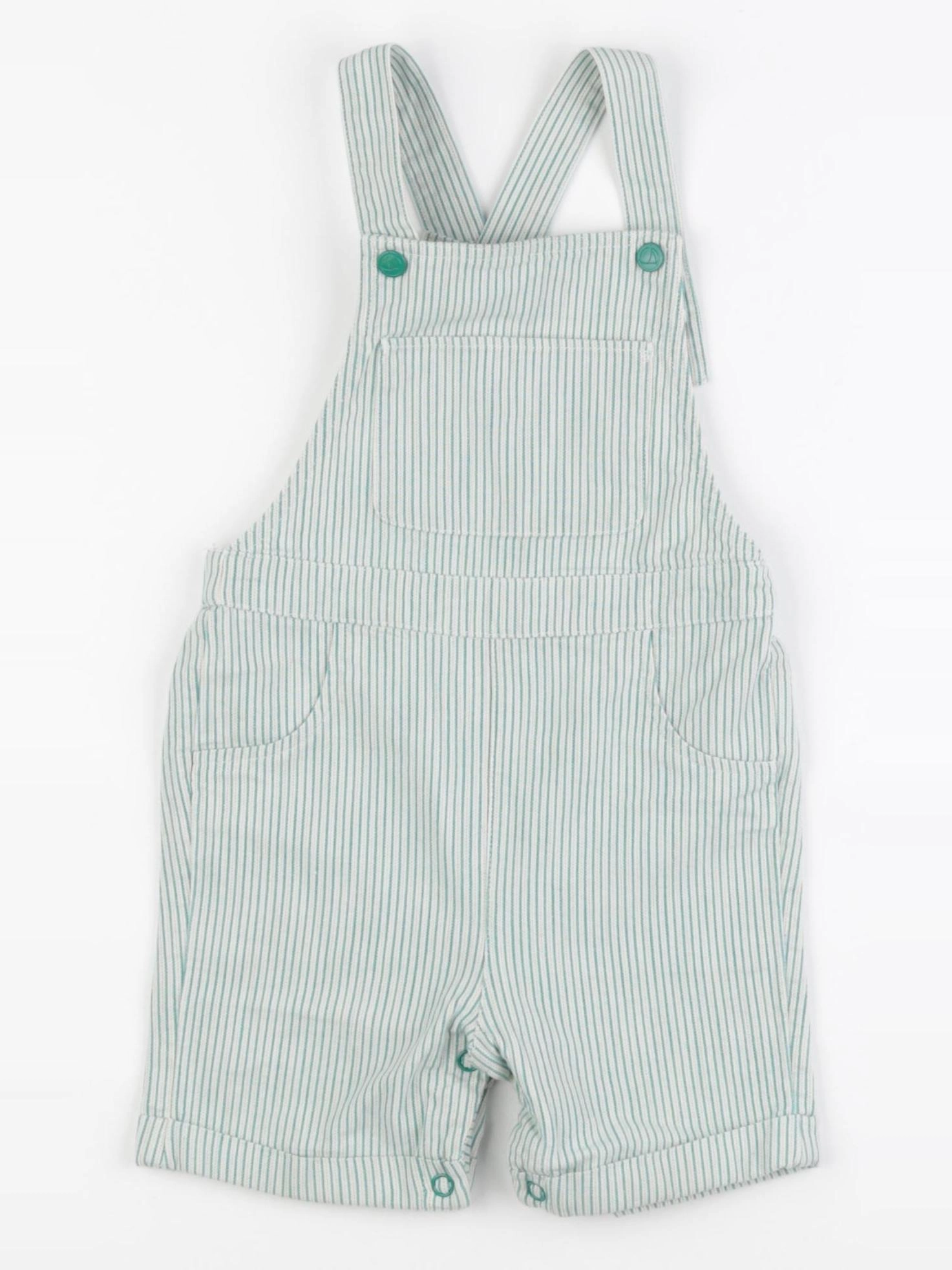 Petit Bateau - salopette vert - 24 mois