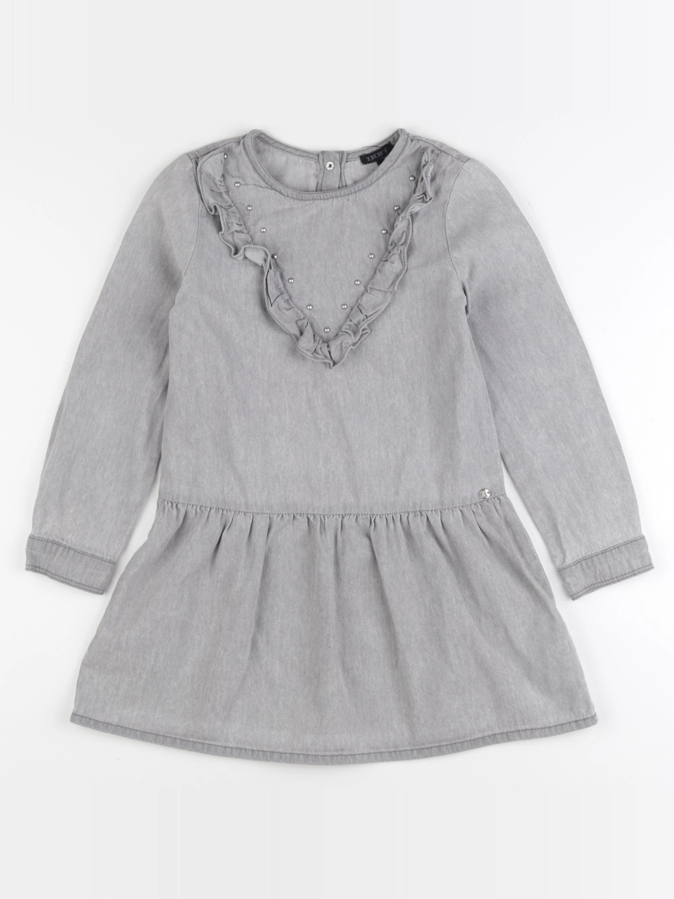 IKKS - robe gris - 6 ans
