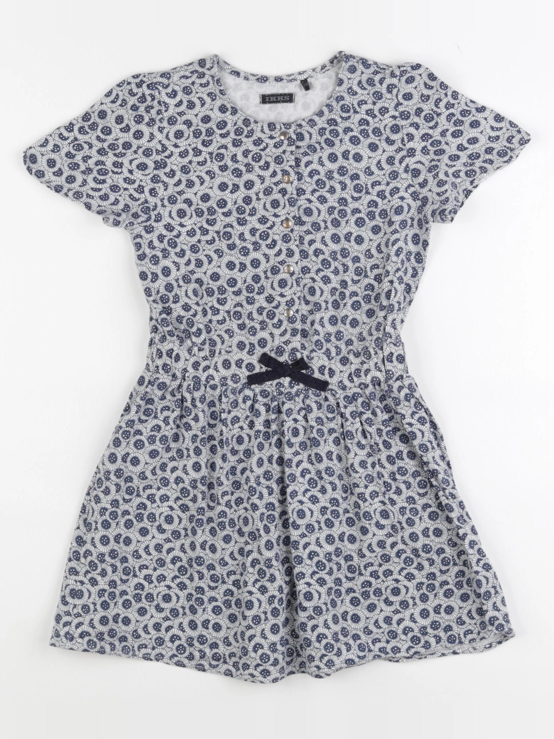 IKKS - robe bleu, blanc - 5 ans