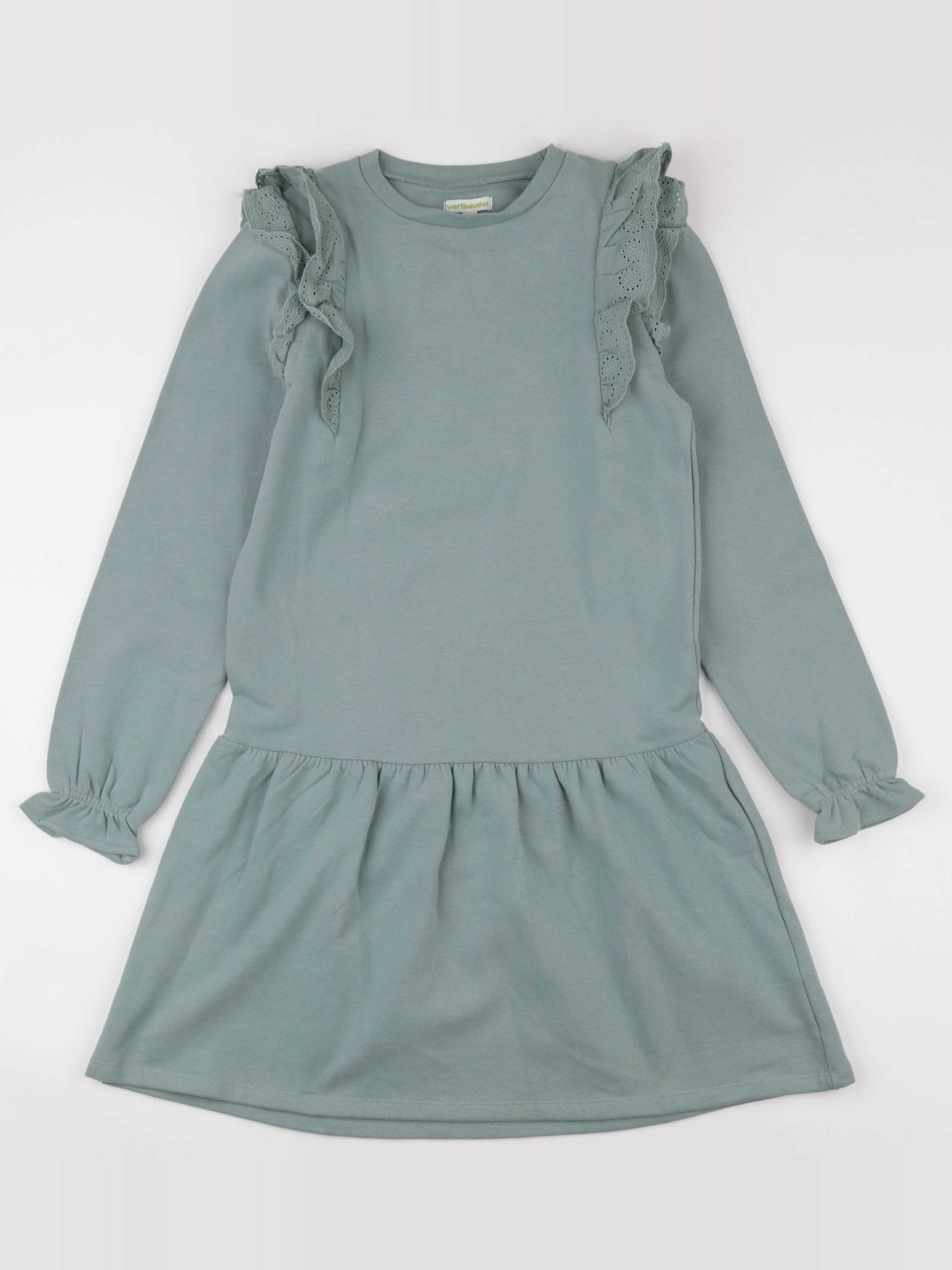 Vertbaudet - robe vert - 12 ans