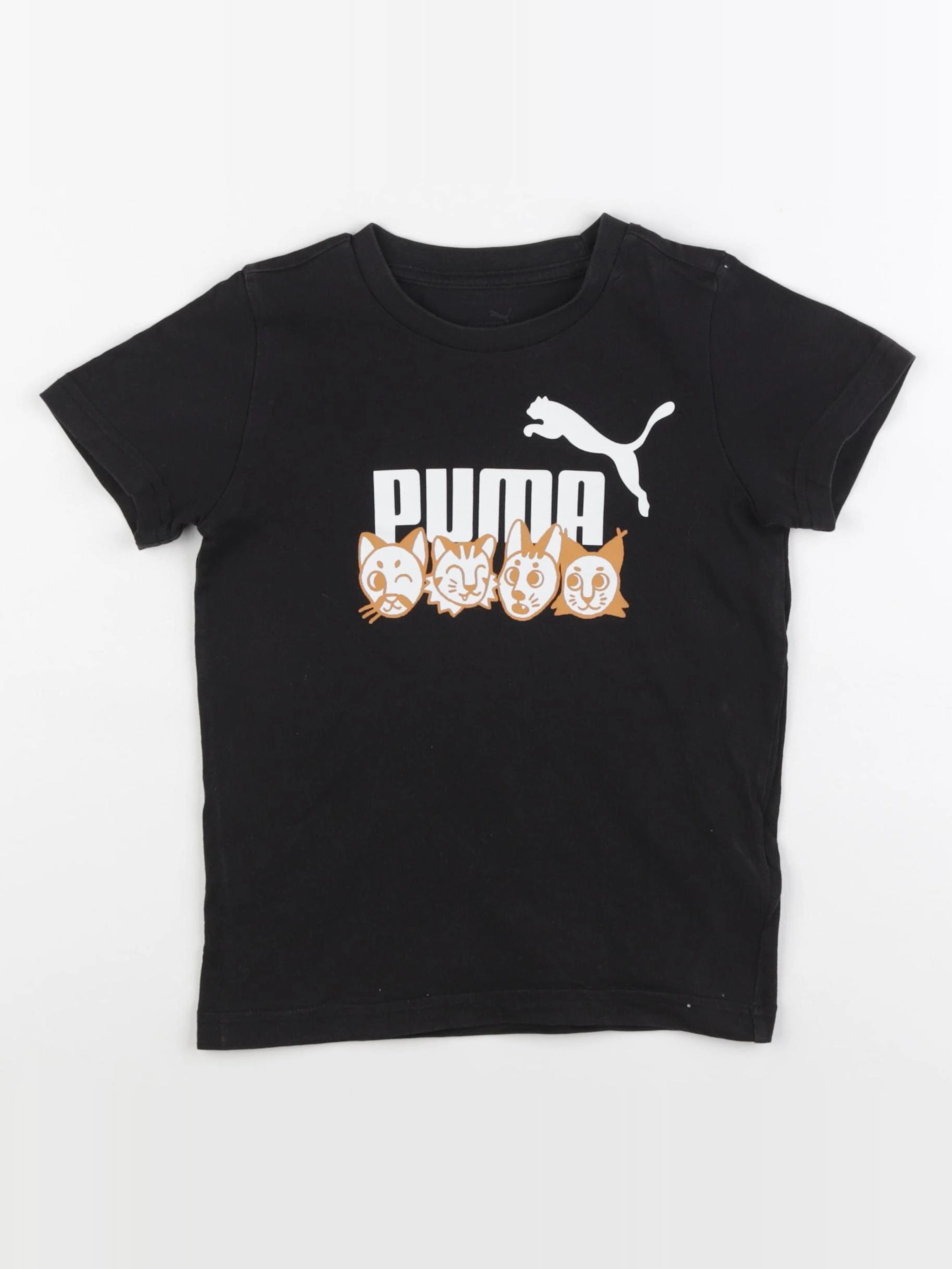 Puma - tee-shirt noir - 4/5 ans