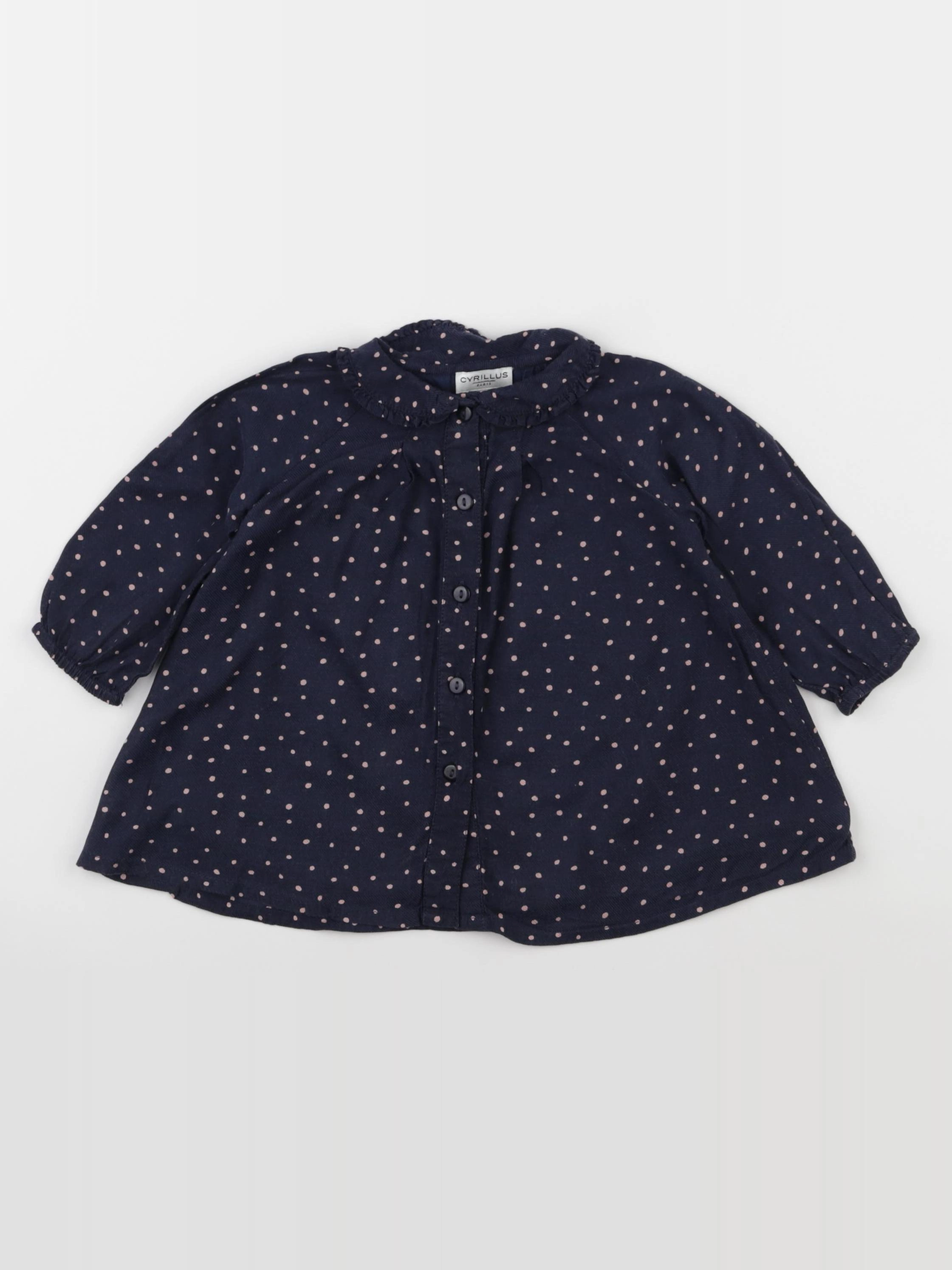 Cyrillus - robe bleu - 6 mois