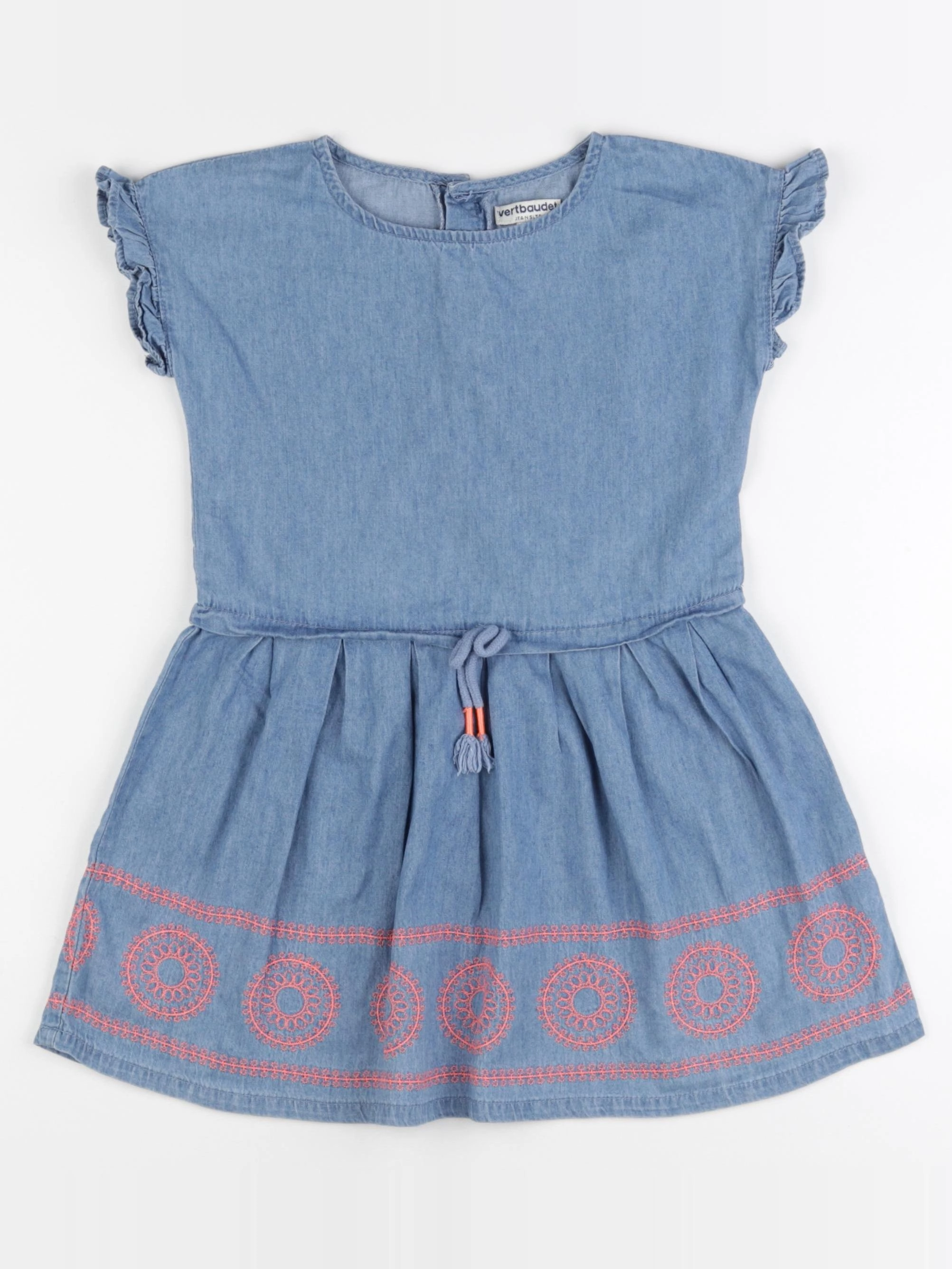 Vertbaudet - robe bleu - 5 ans