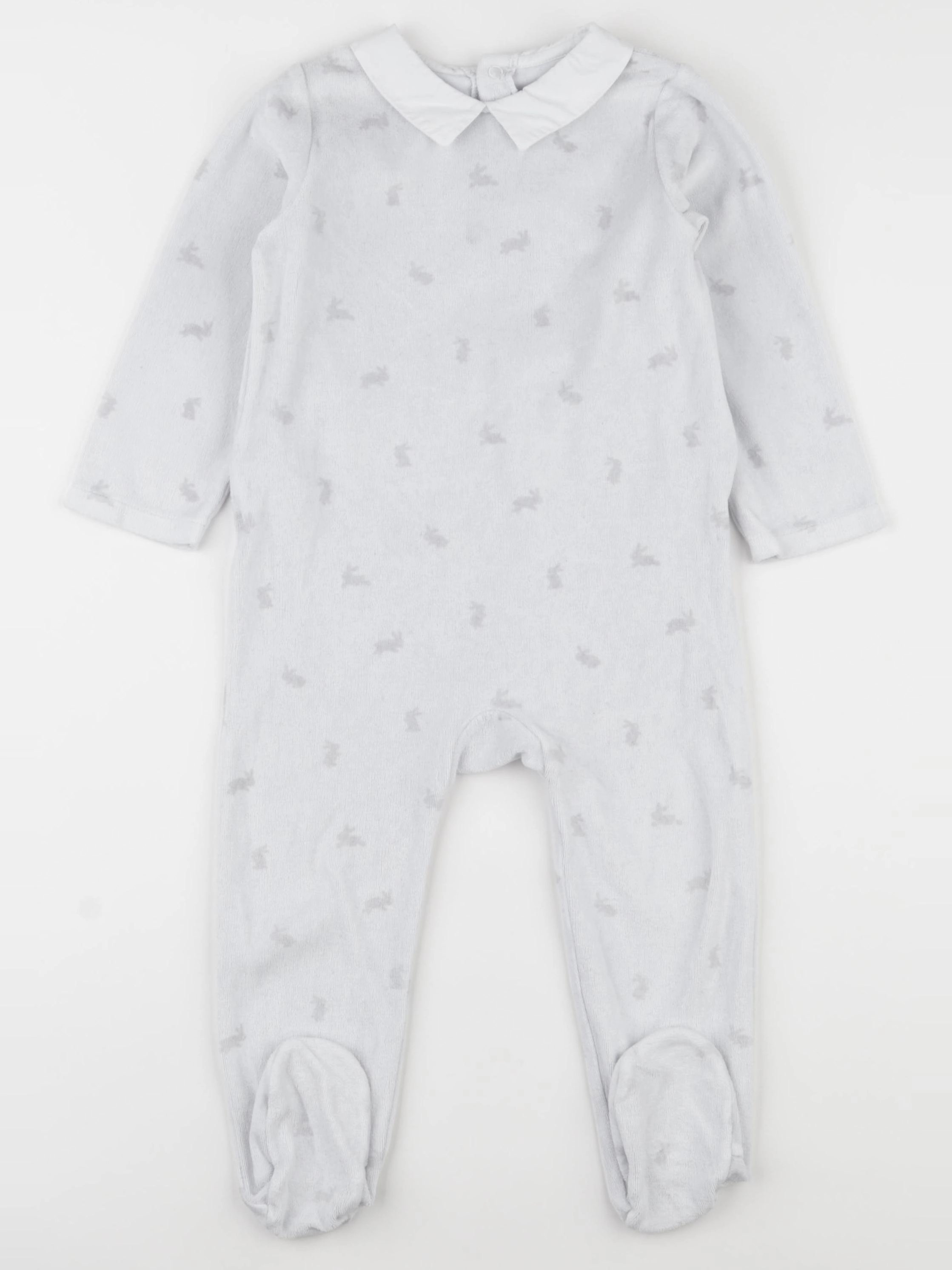 Jacadi - pyjama coton blanc - 24 mois