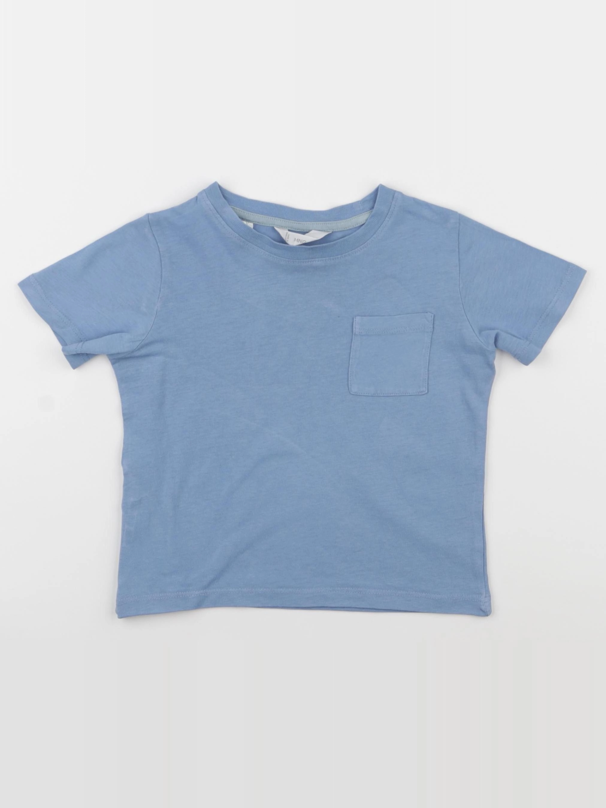 Mango - tee-shirt bleu - 18/24 mois