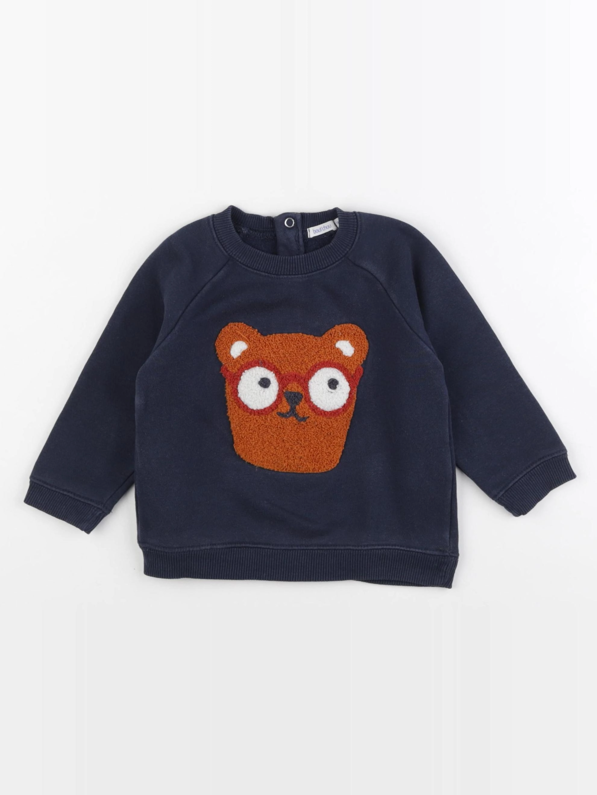 Boutchou - sweat bleu - 18 mois