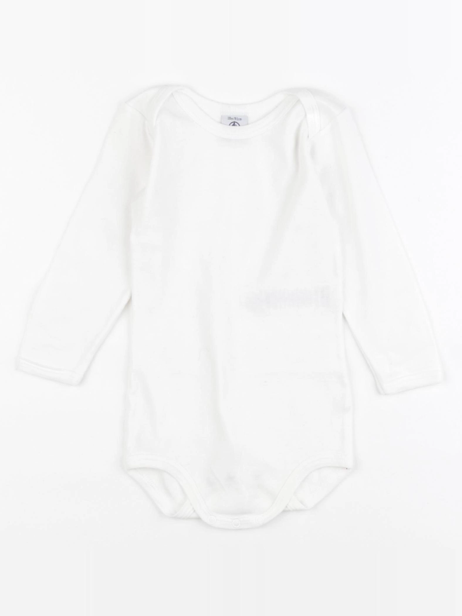 Petit Bateau - body blanc - 18 mois