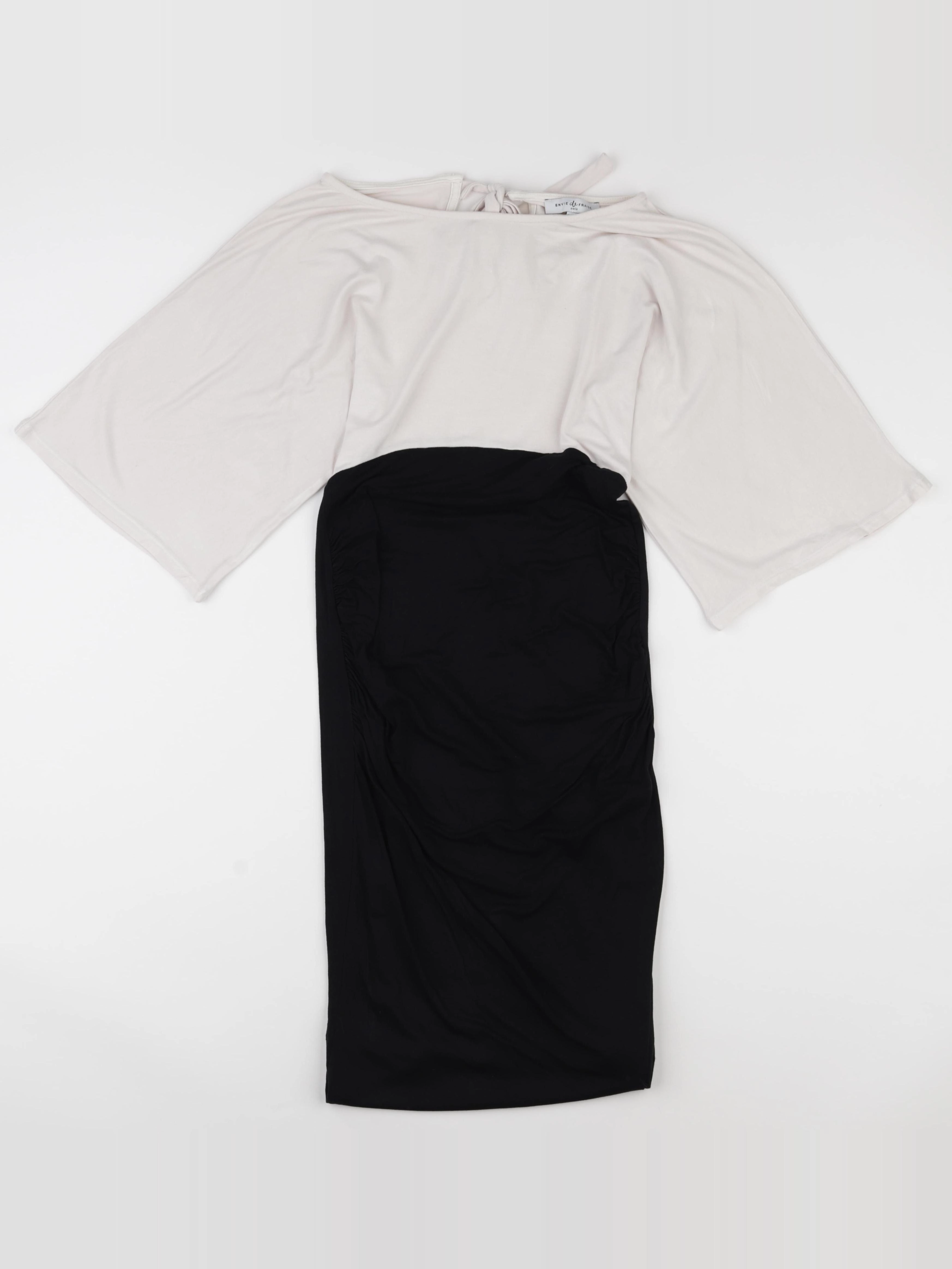 Envie de fraise - robe grossesse beige, noir - 36 à 38