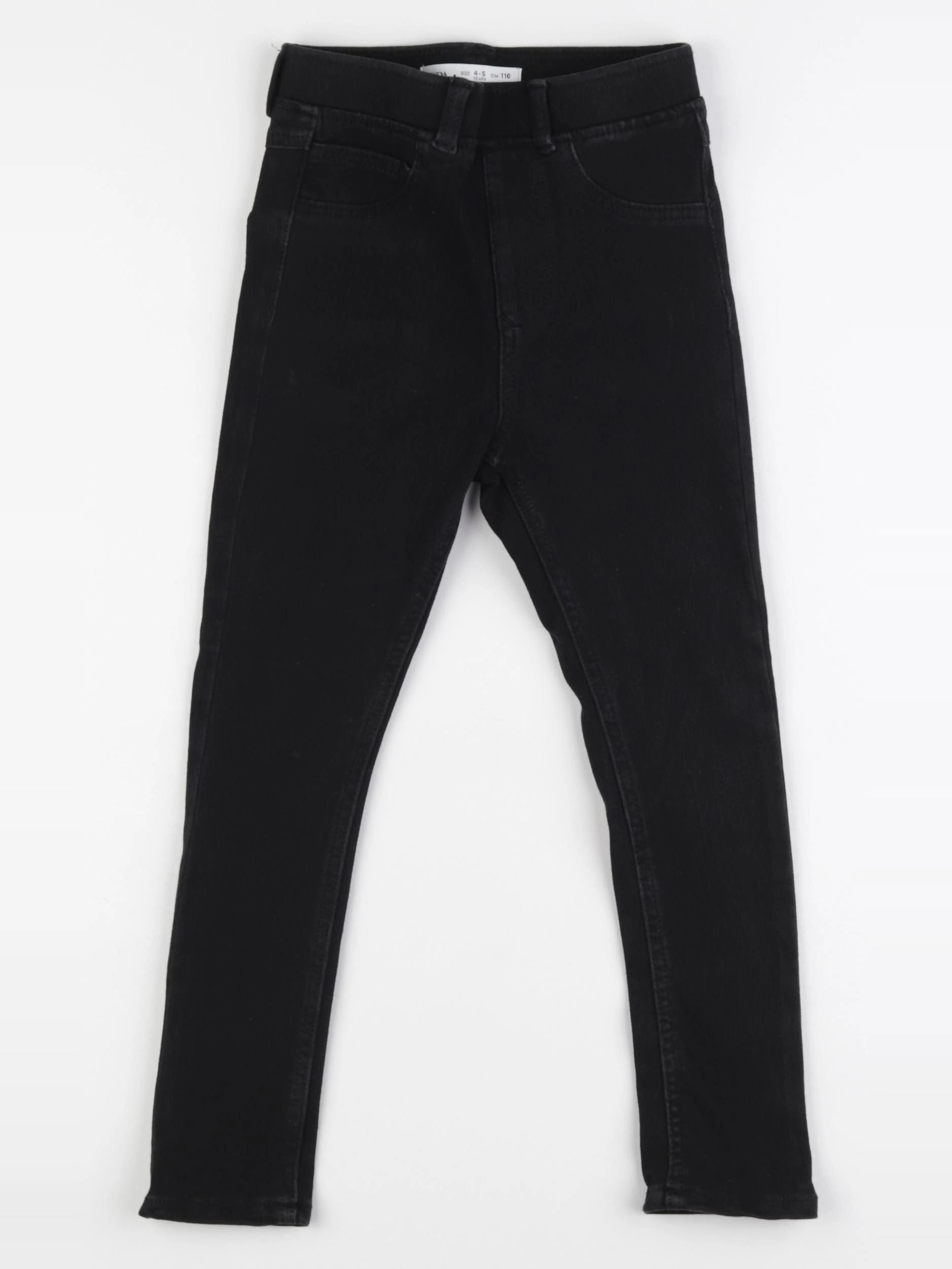 Zara - jegging noir - 4/5 ans