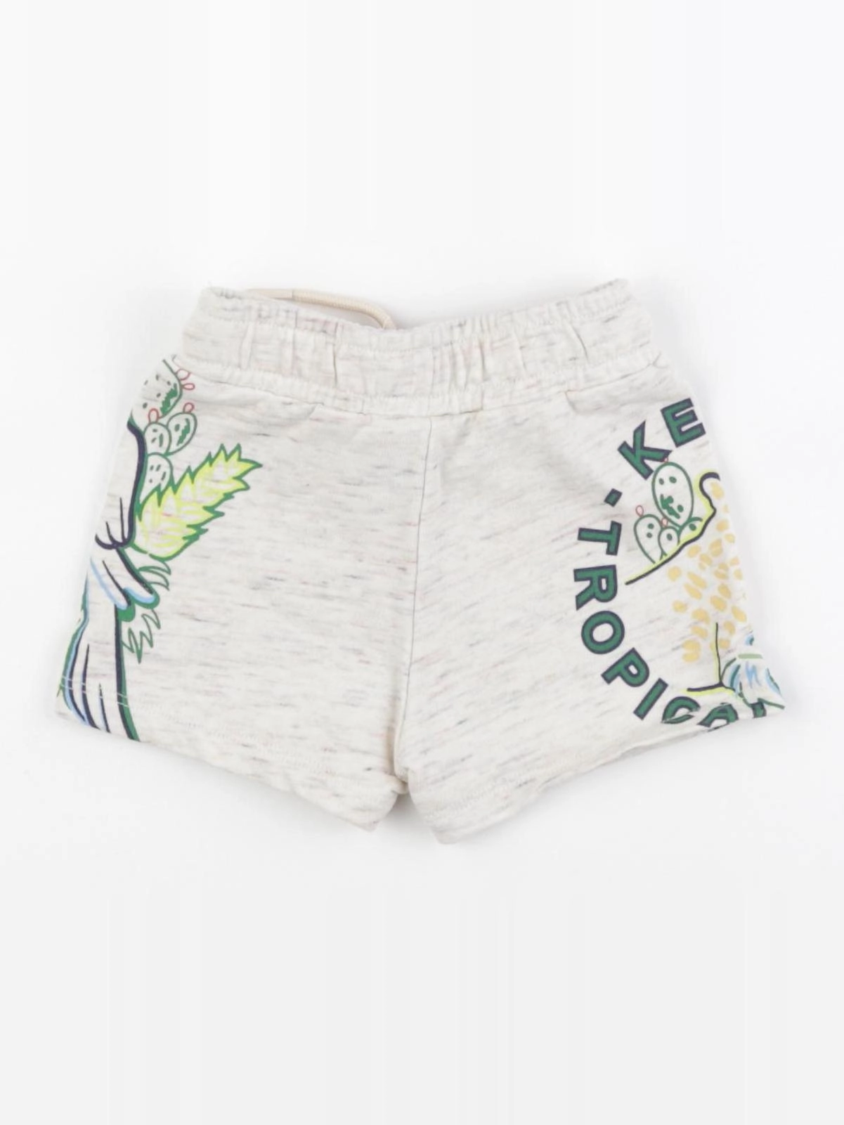 Kenzo - short imprimé dos gris - 6 mois