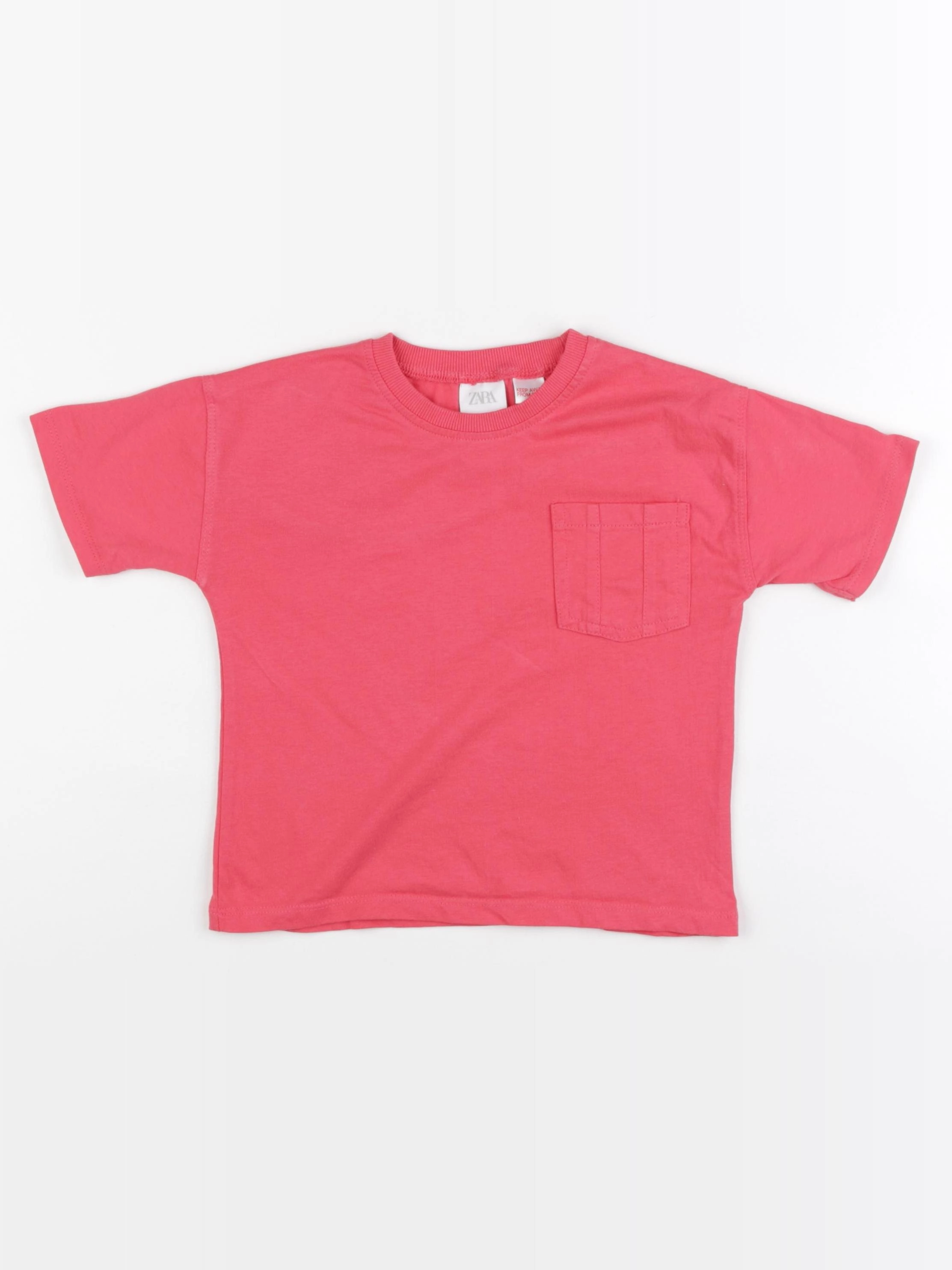 Zara - tee-shirt rose - 2/3 ans