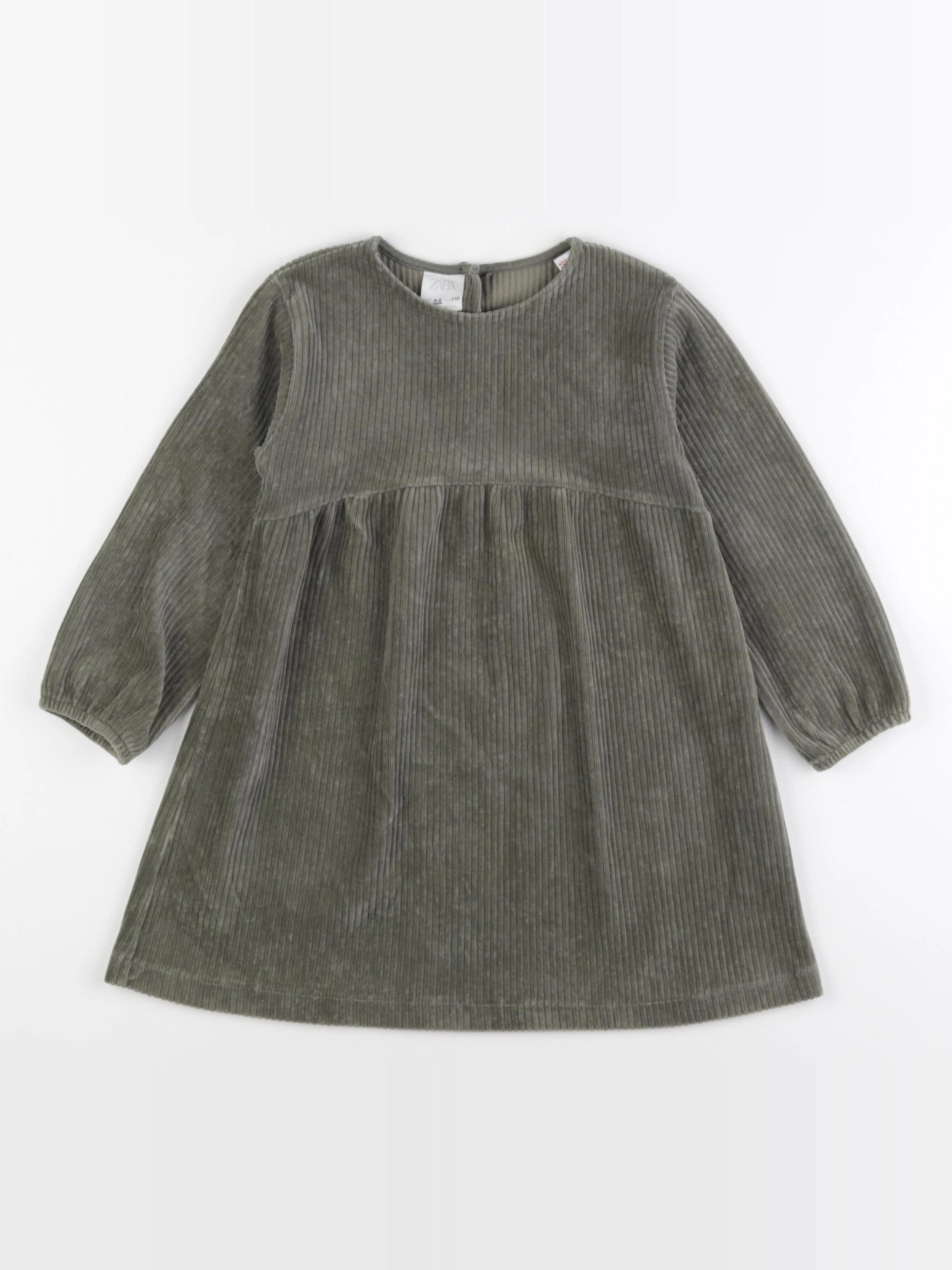 Zara - robe vert - 4/5 ans
