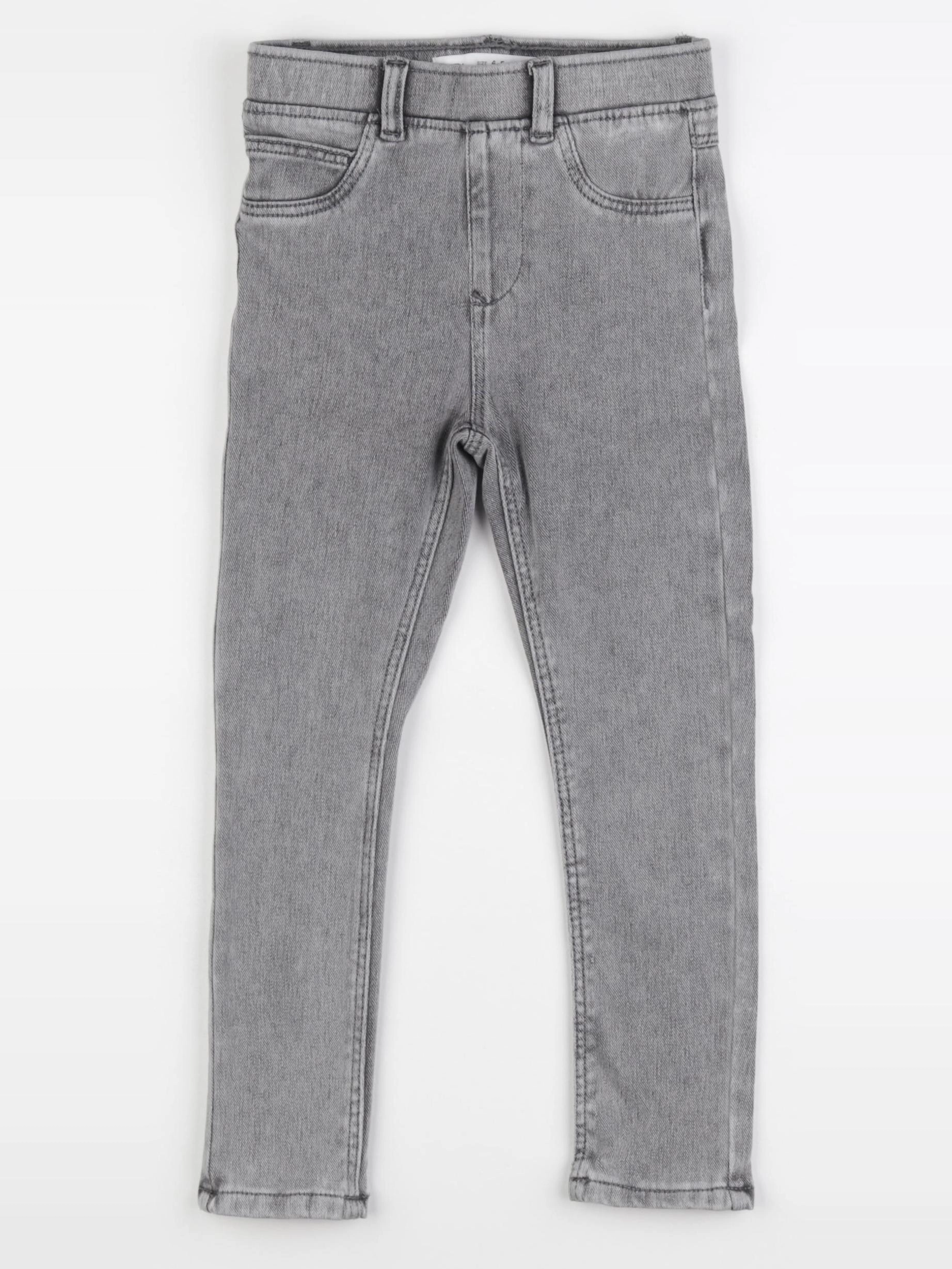 Zara - jegging gris - 4/5 ans