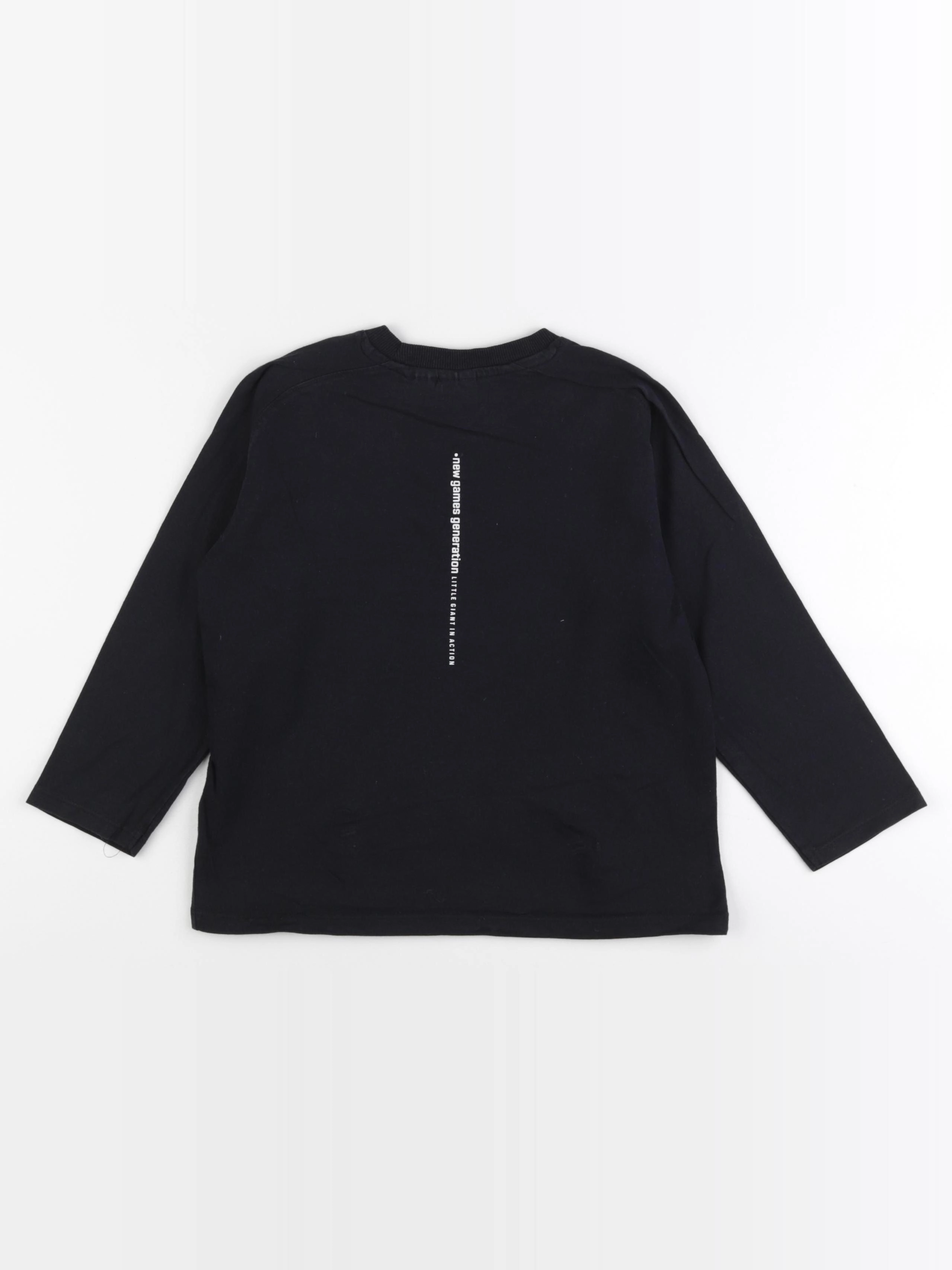 Zara - tee-shirt imprimé au dos noir - 6 ans
