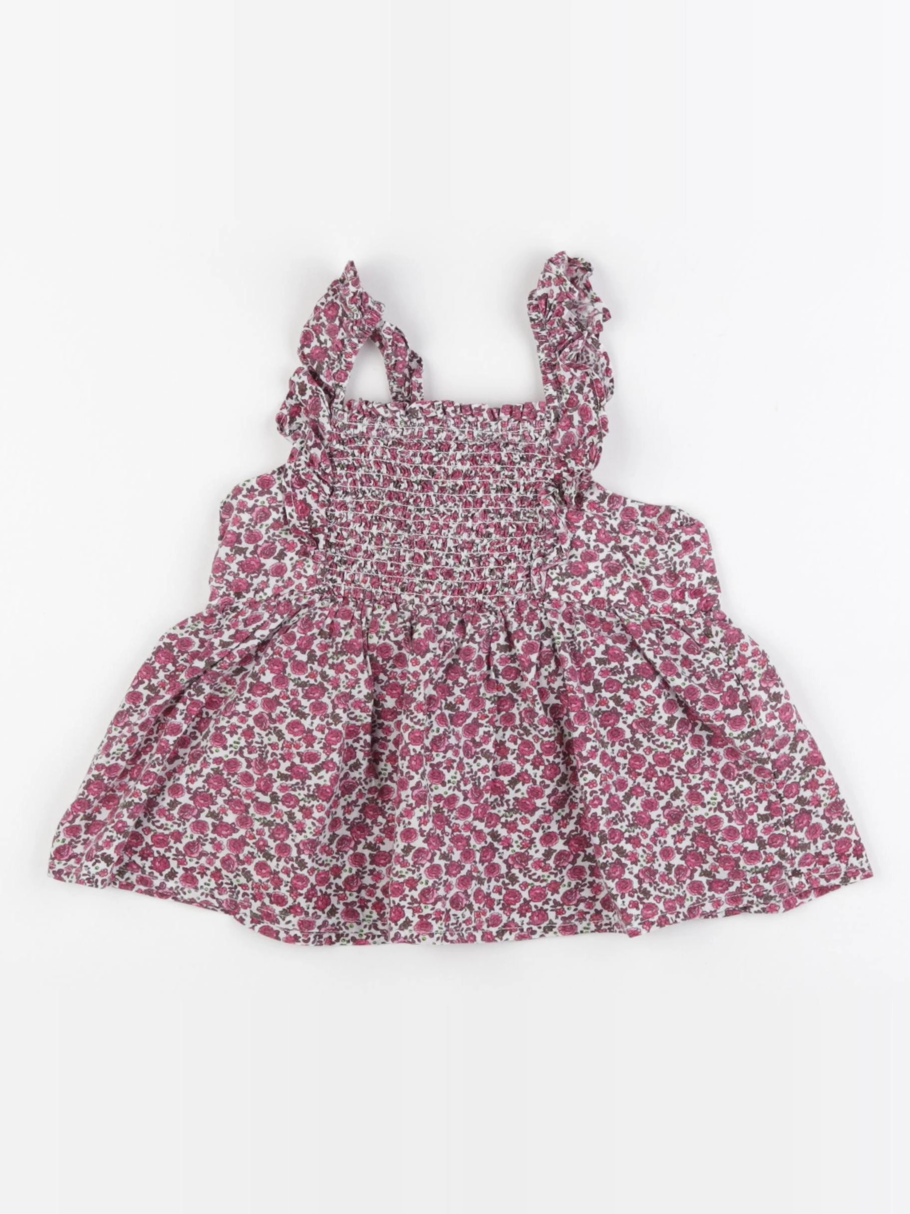 Vertbaudet - blouse rose, violet - 5 ans