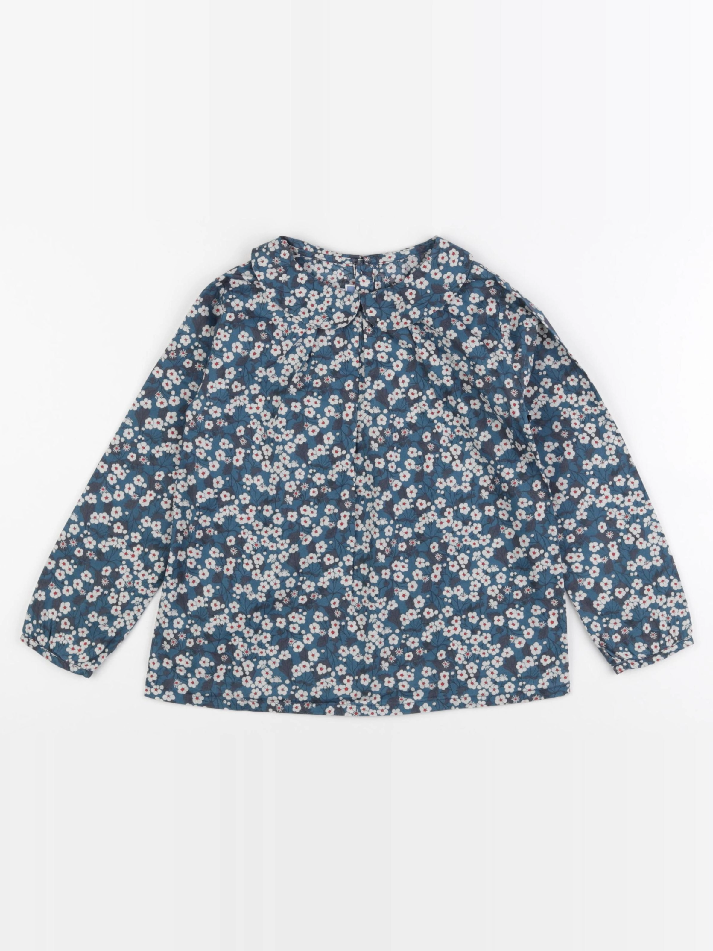 Jacadi - blouse liberty bleu - 6 ans